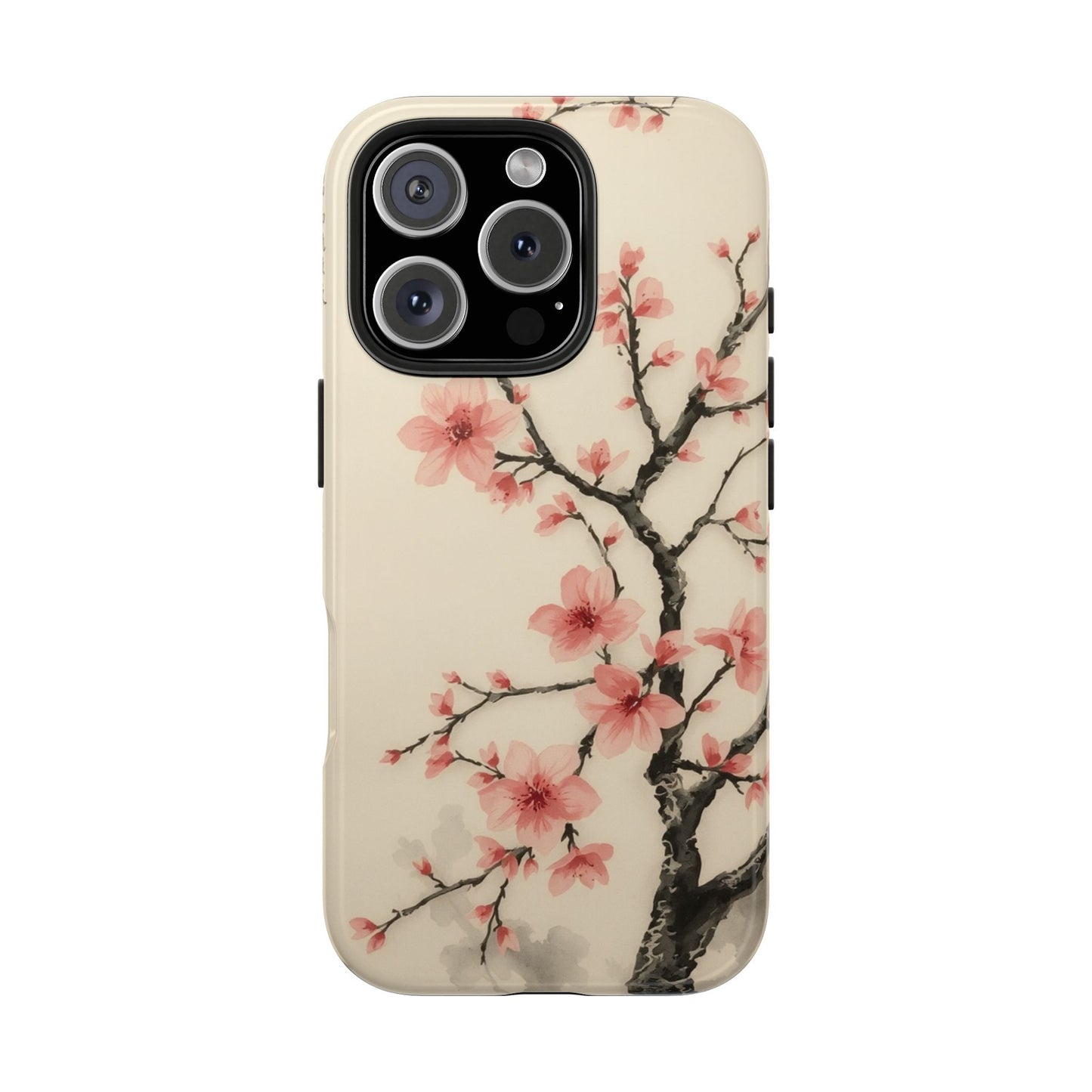 Cherry Blossom Tough Phone Case - Stylish Protection for Nature Lovers