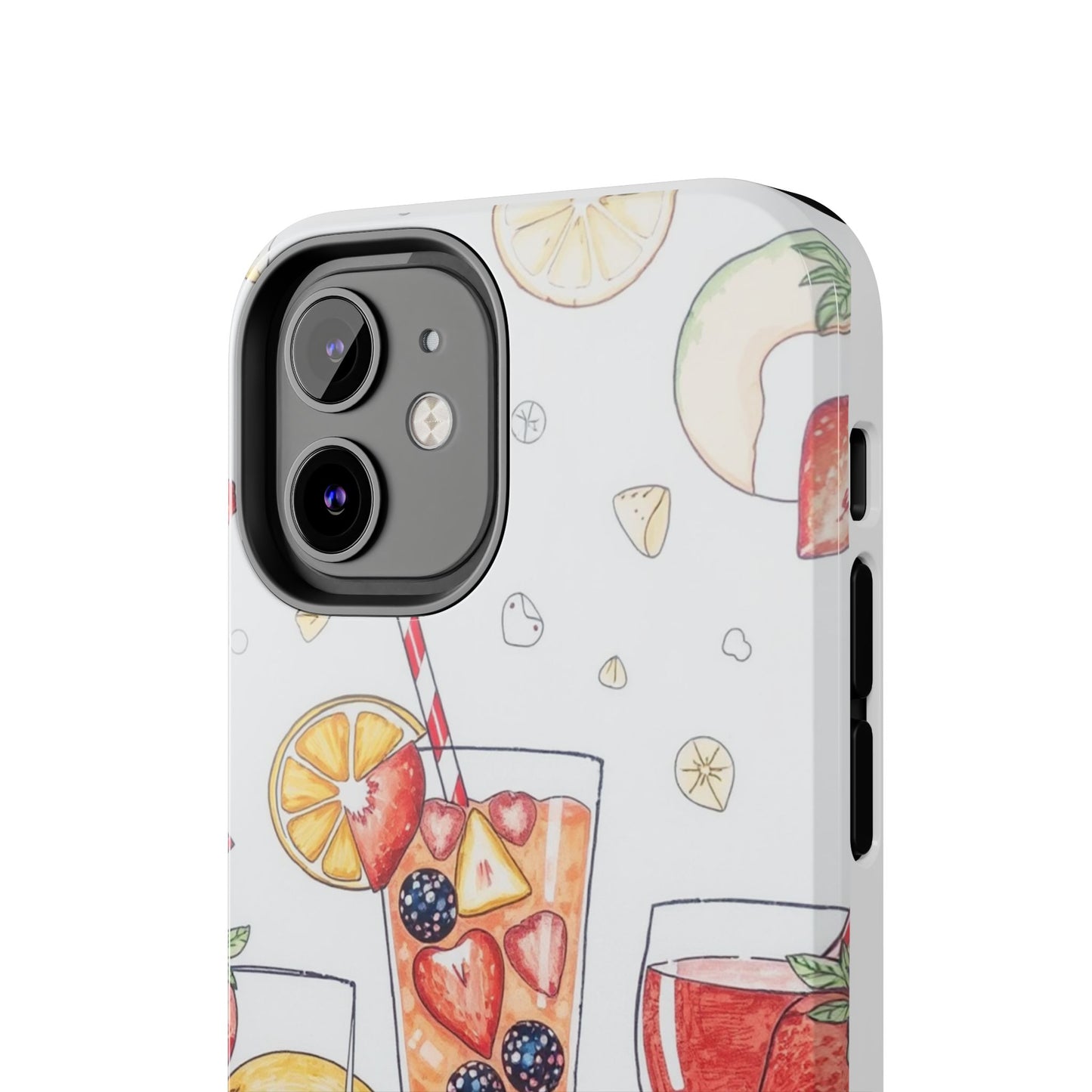 Colorful Fruit Cocktail Tough Phone Case - Perfect for Summer Vibes