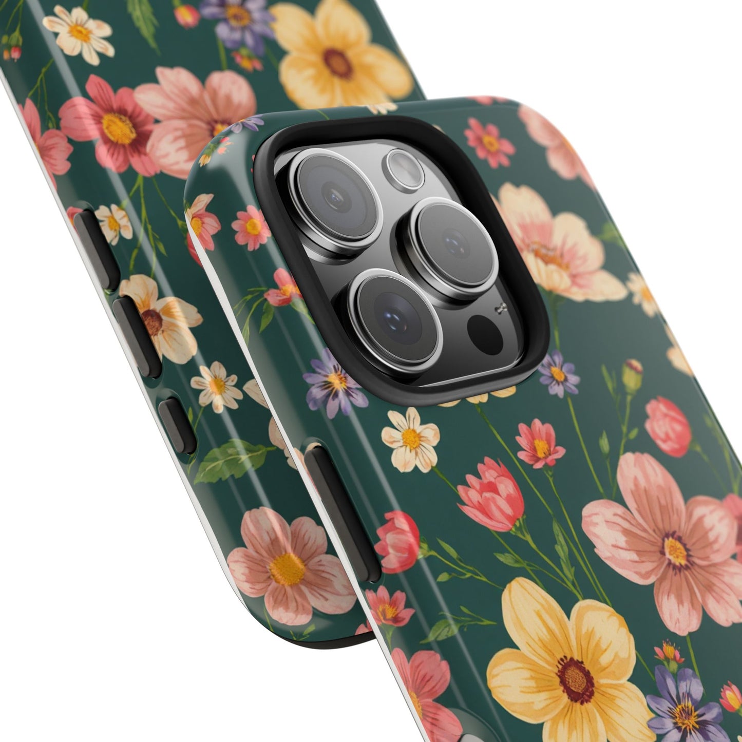 Vintage Spring Flowers Tough Phone Case - Durable Protection for iPhone