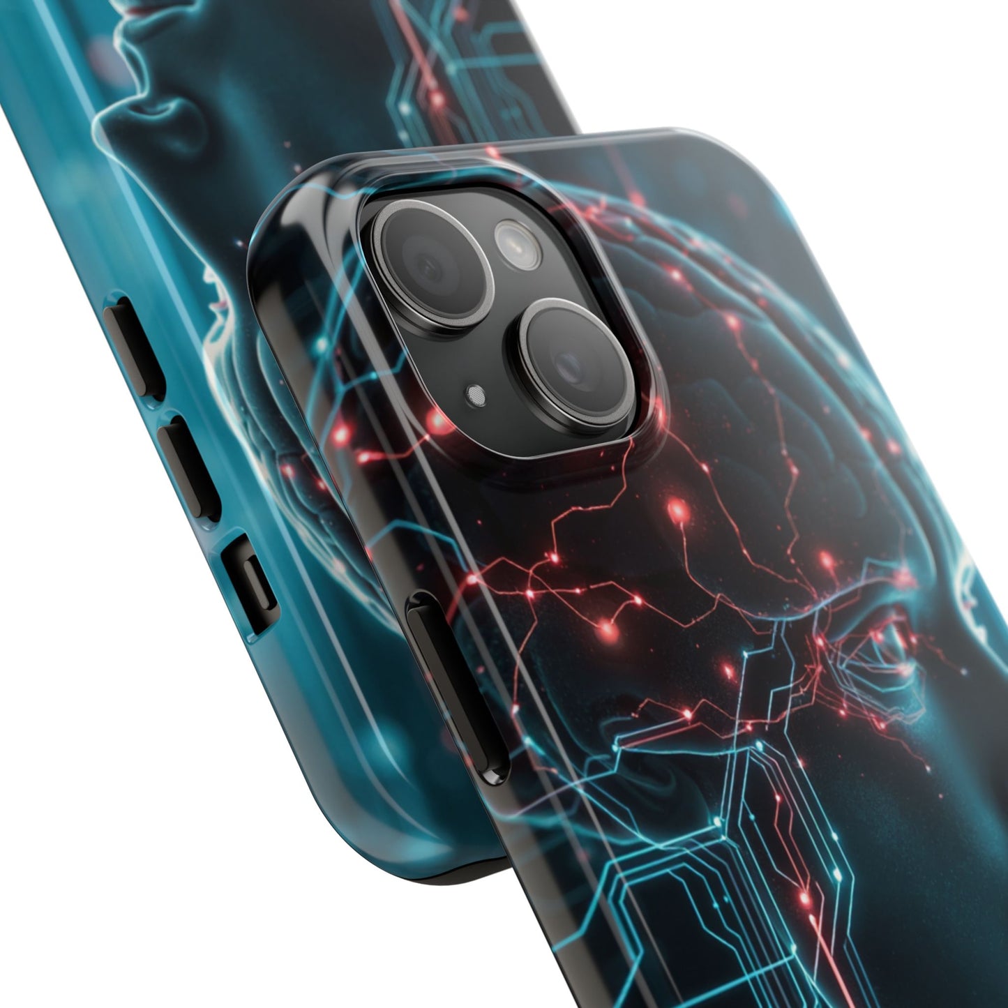 Futuristic Brain Design Tough Phone Case