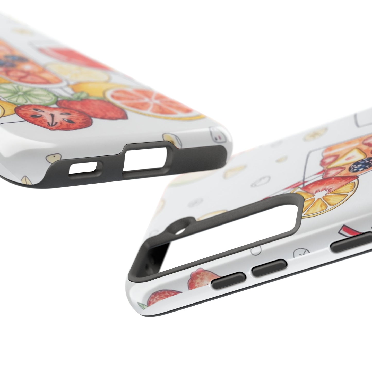 Colorful Fruit Cocktail Tough Phone Case - Perfect for Summer Vibes