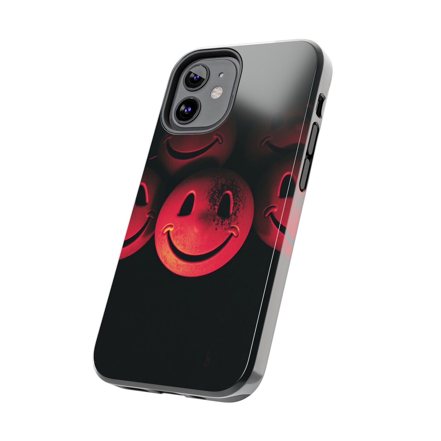 Smiley Face Tough Phone Case - Durable Protection with Fun Design