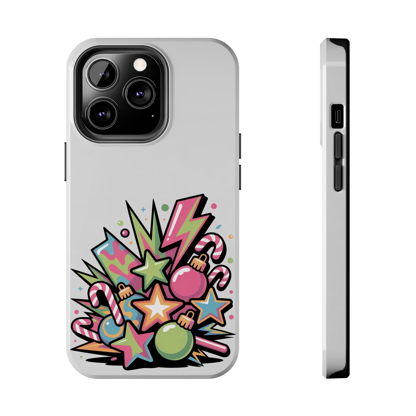 Colorful Explosion Retro Christmas Tough Phone Case