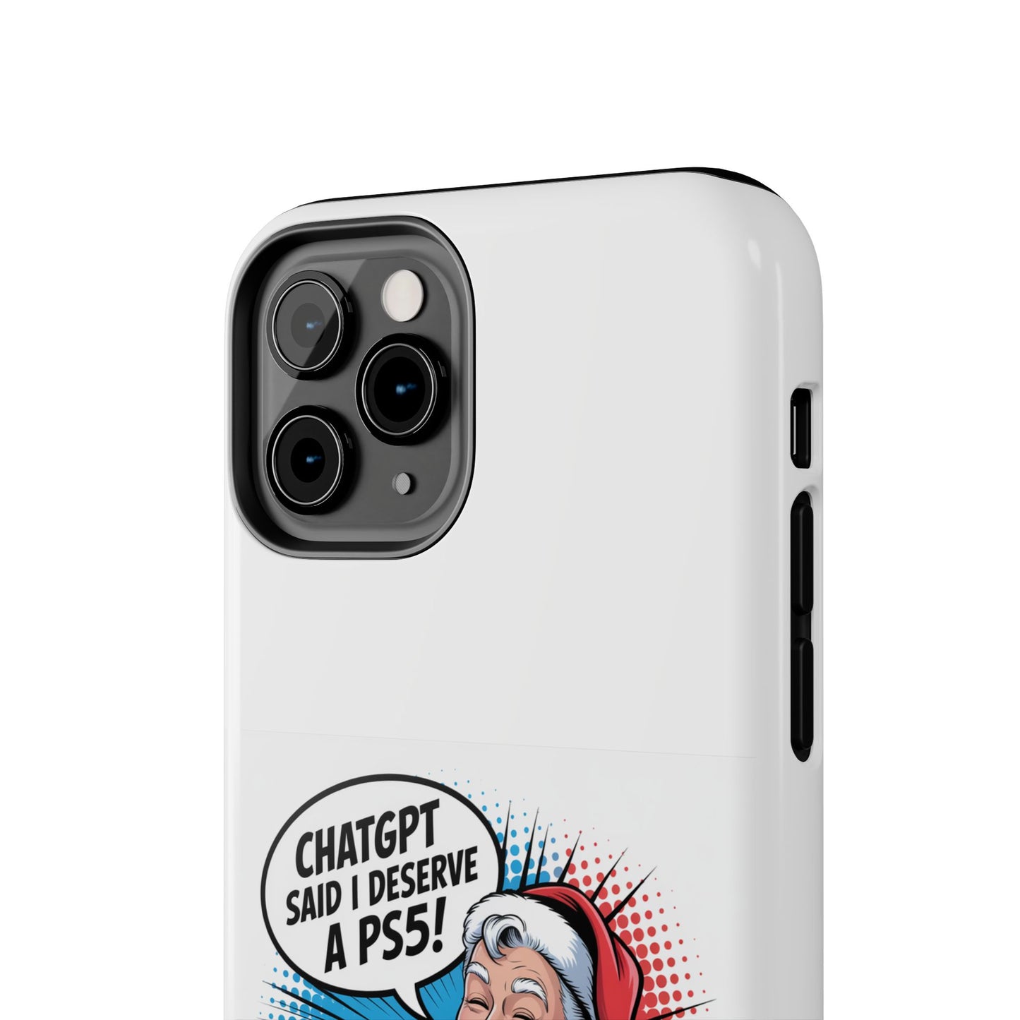 Santa Laughing  Phone Case - "CHATGPT Said I Deserve A PS5!"