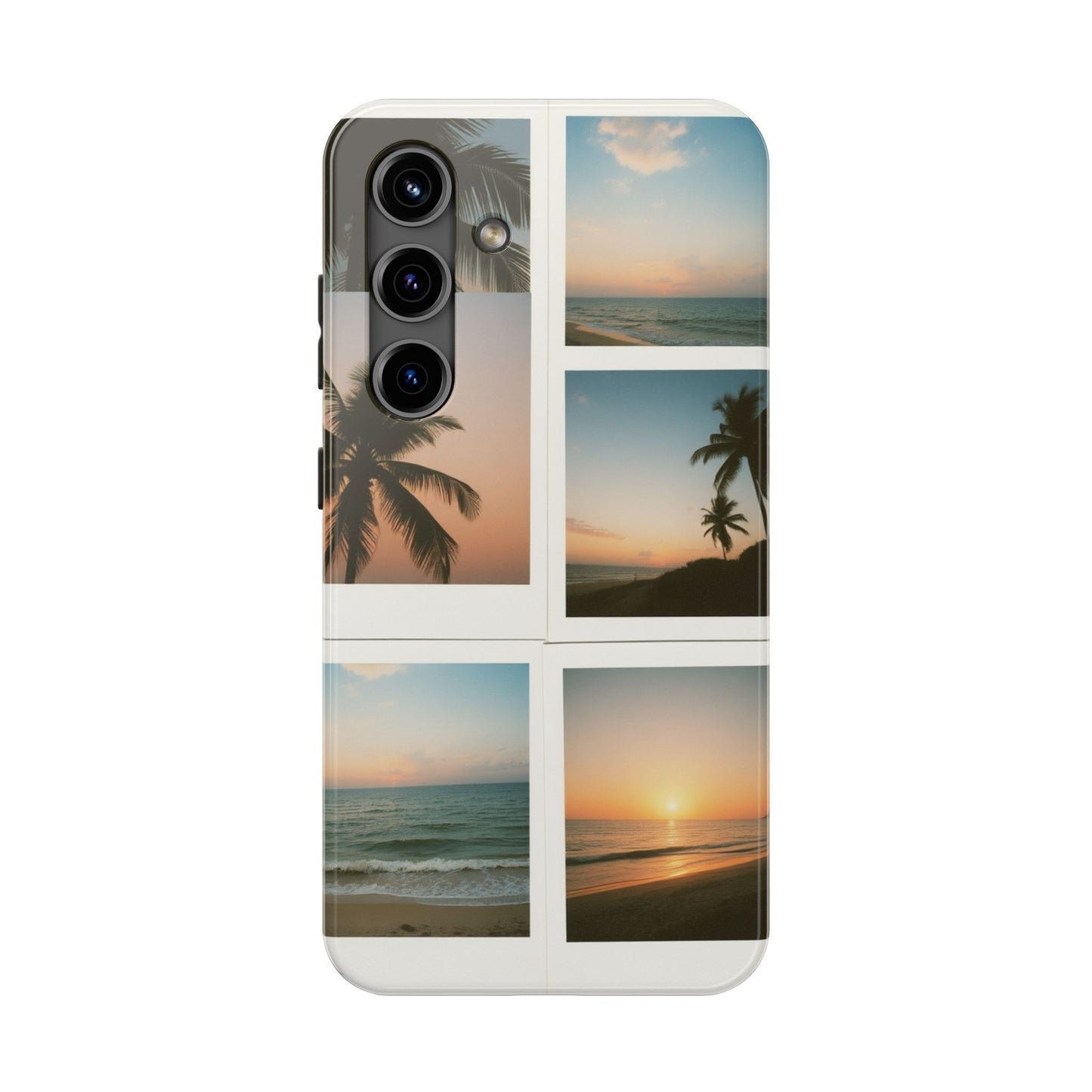 Tropical Sunset Tough Phone Case - Beach Vibes for Summer Adventures