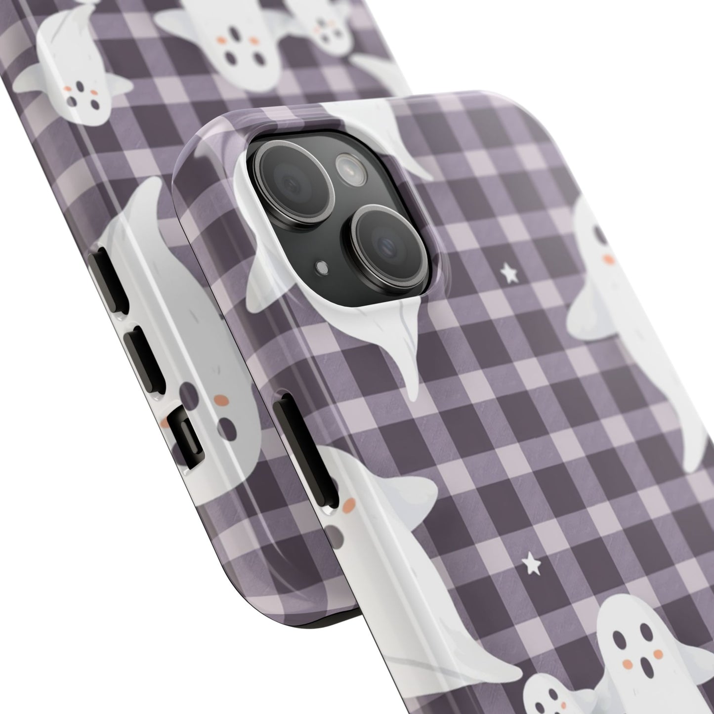 Cute Ghosts Tough Phone Case - Whimsical Halloween Design for Spooky Vibes