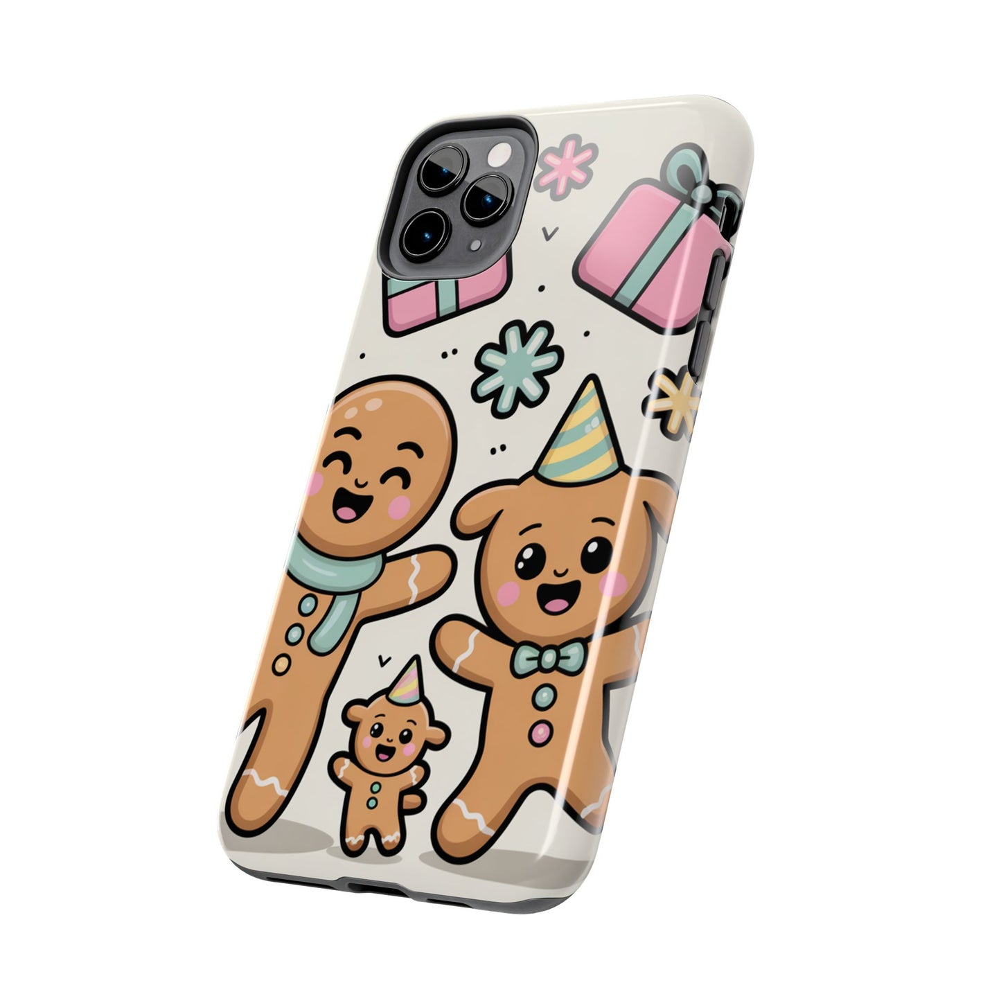 Gingerbread Family Dancing Holiday Phone Case