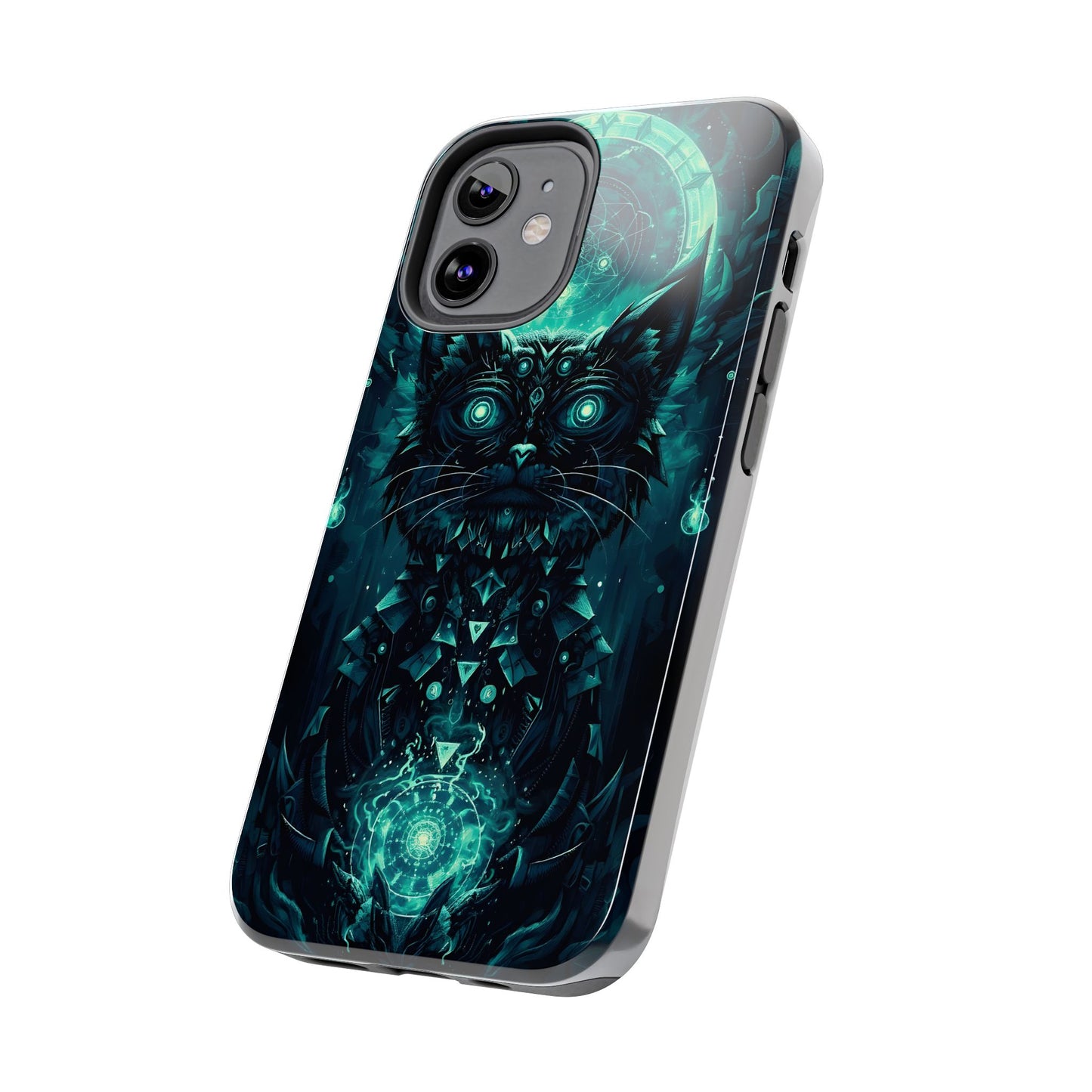 Mystical Dark Cat Phone Case - Tough Protective Cover for Cat Lovers - for iPhone