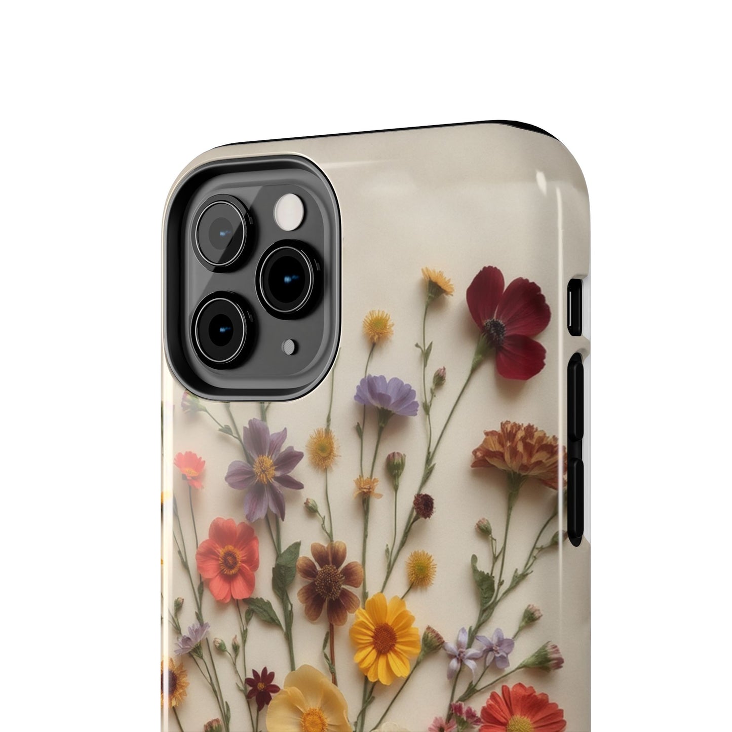 Floral Tough Phone Case - Durable Protection with Nature-Inspired Design