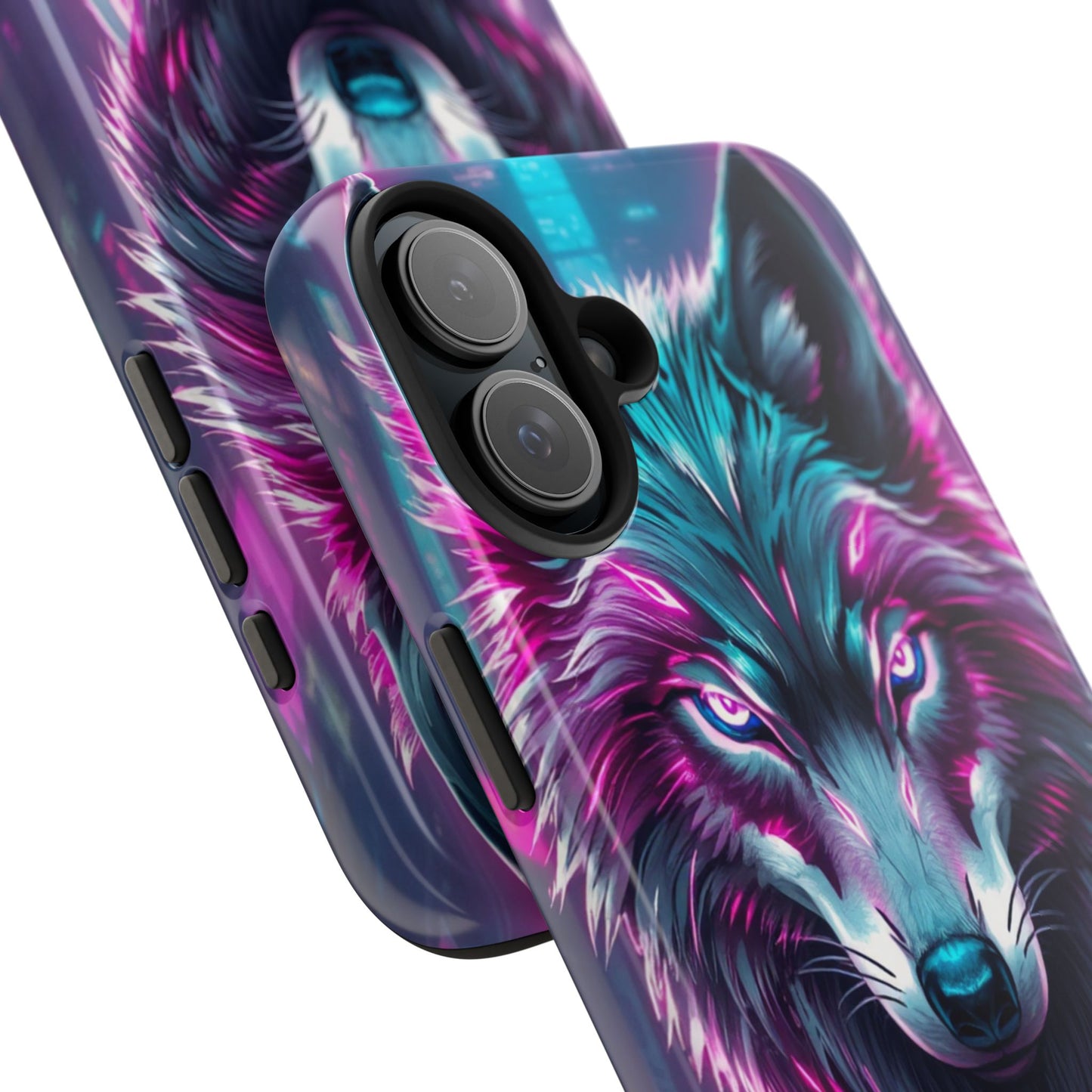Fierce Wolf Phone Case - Tough & Vibrant Design for Animal Lovers
