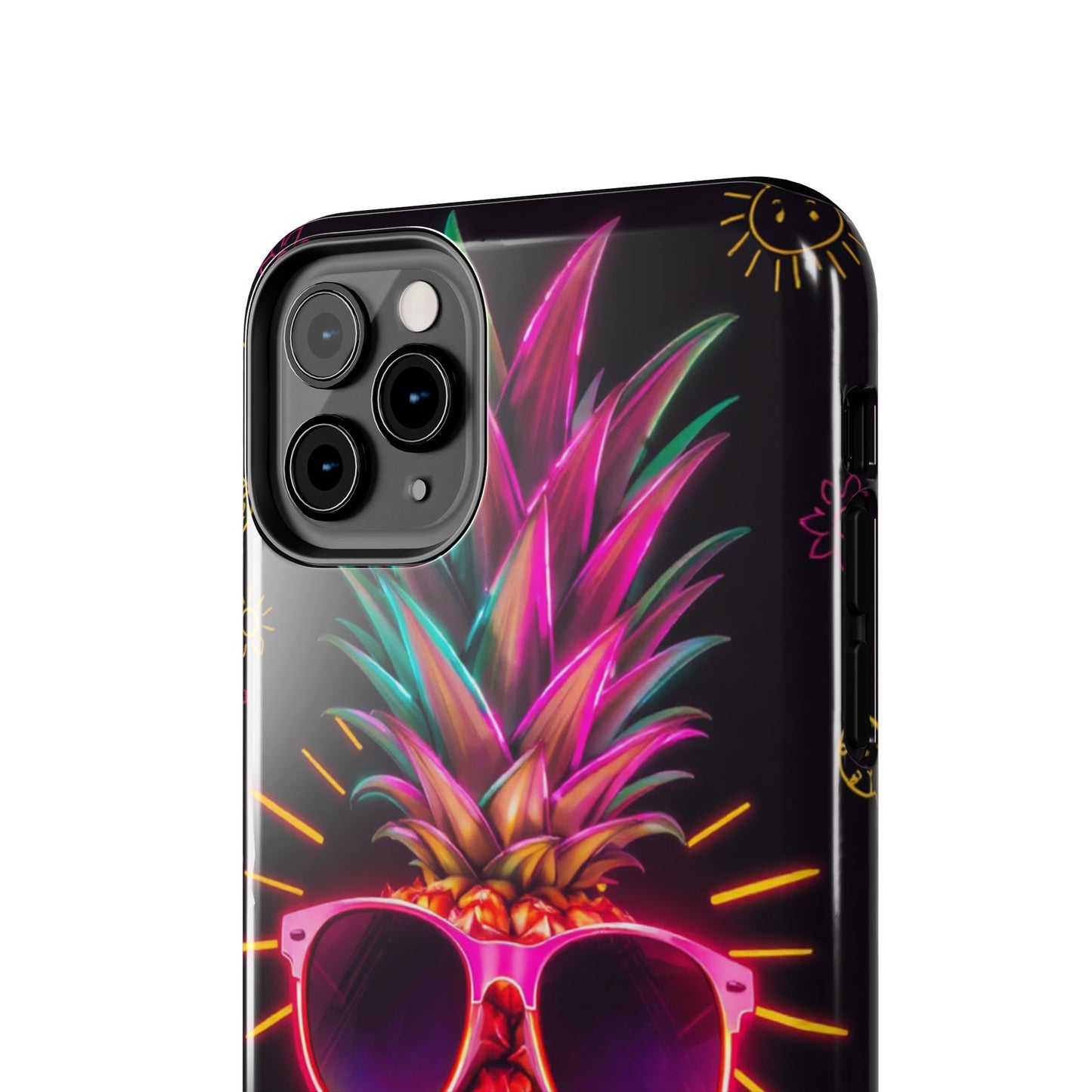 Tough Pineapple Phone Case - Cool, Vibrant Design Perfect for Summer Vibes