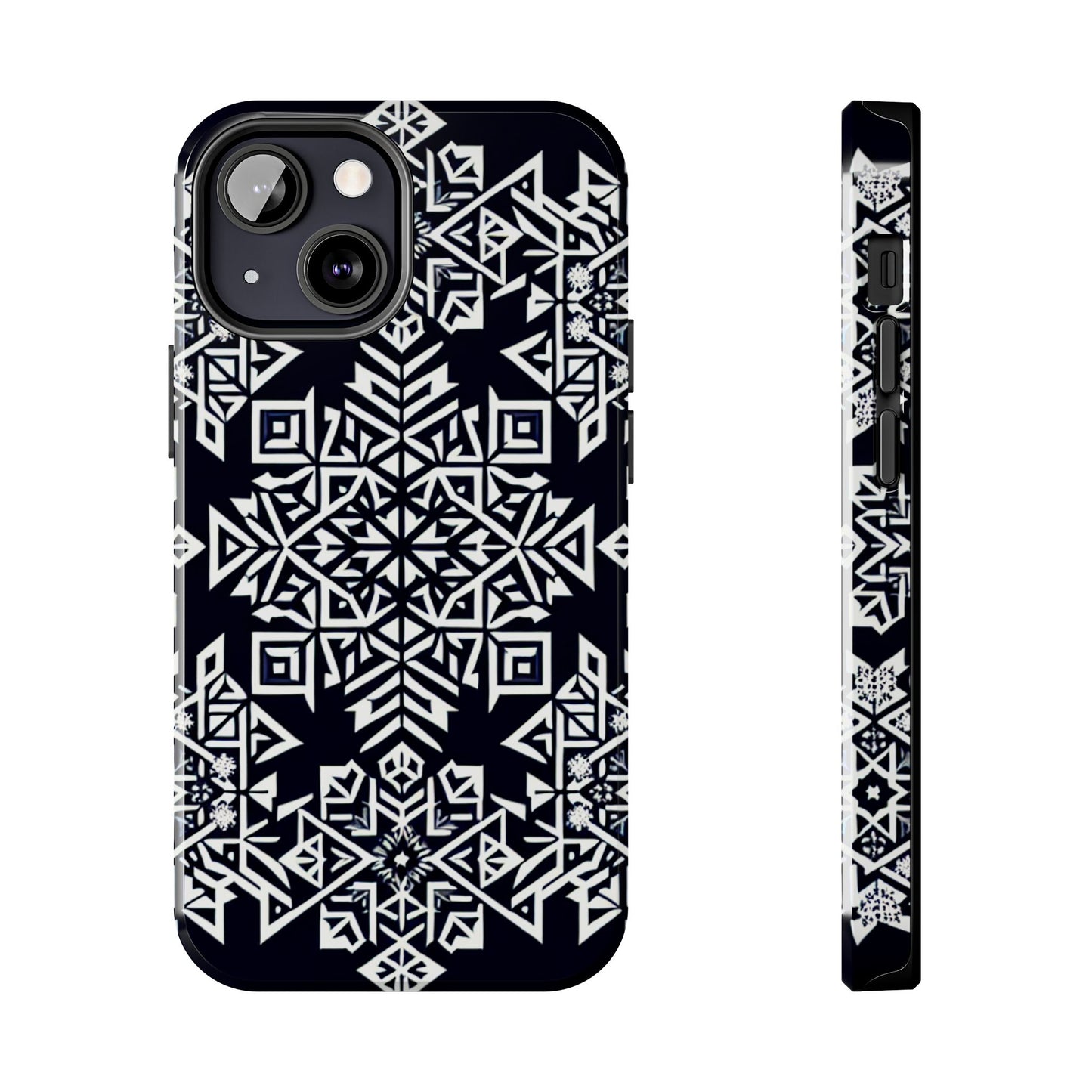 Winter Wonderland Tough Phone Case - Digital Snowflake - for iPhone