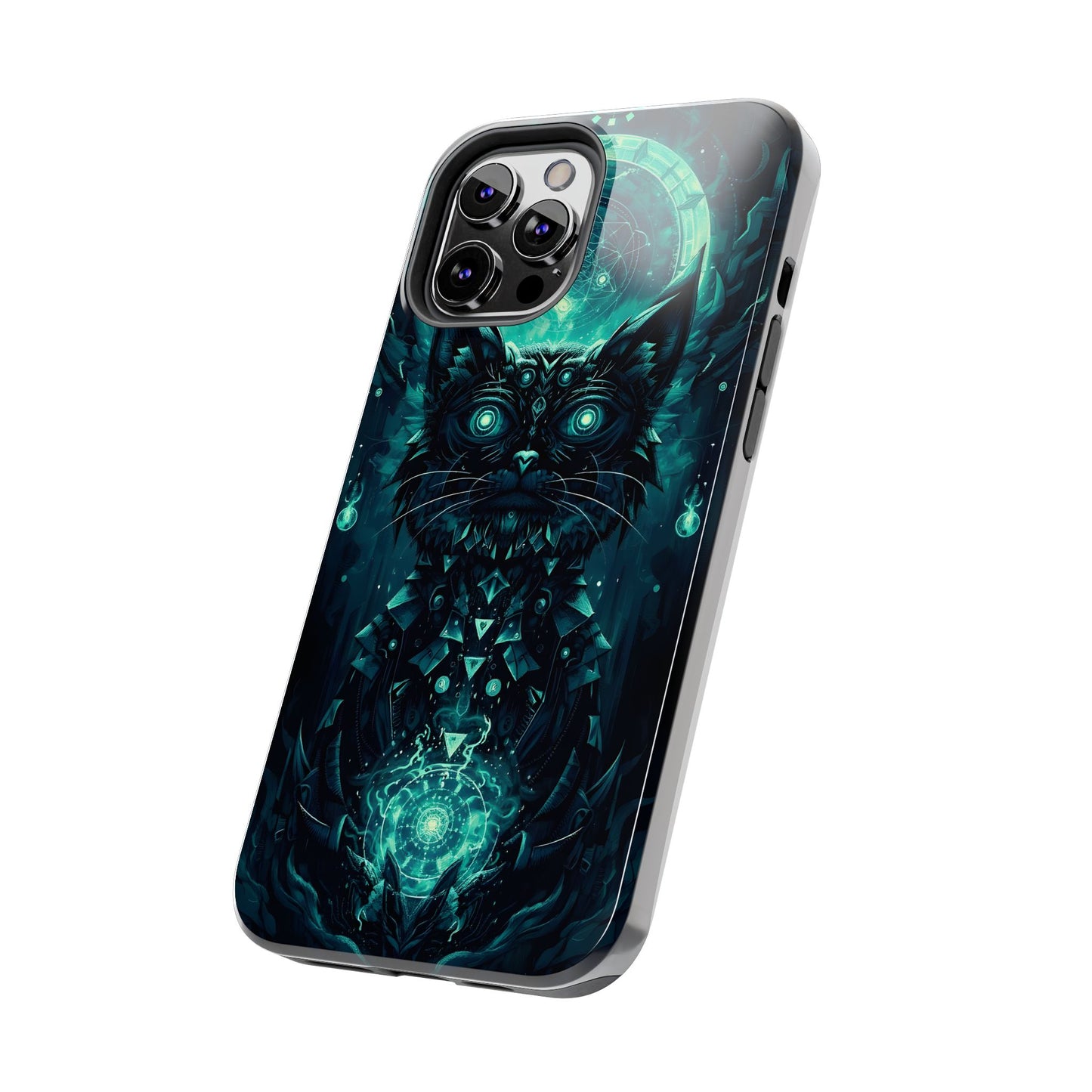 Mystical Dark Cat Phone Case - Tough Protective Cover for Cat Lovers - for iPhone