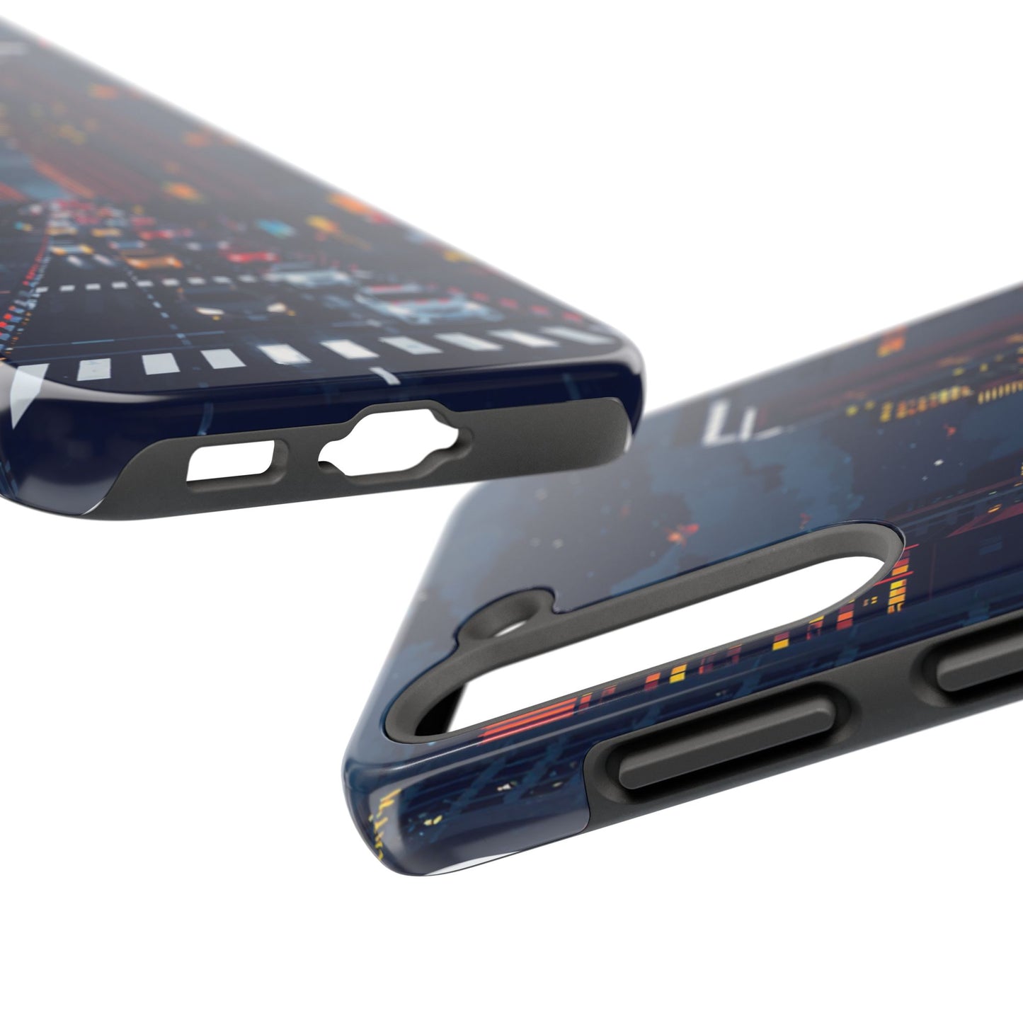 Urban Nightlife Tough Phone Case - Durable & Stylish Protection