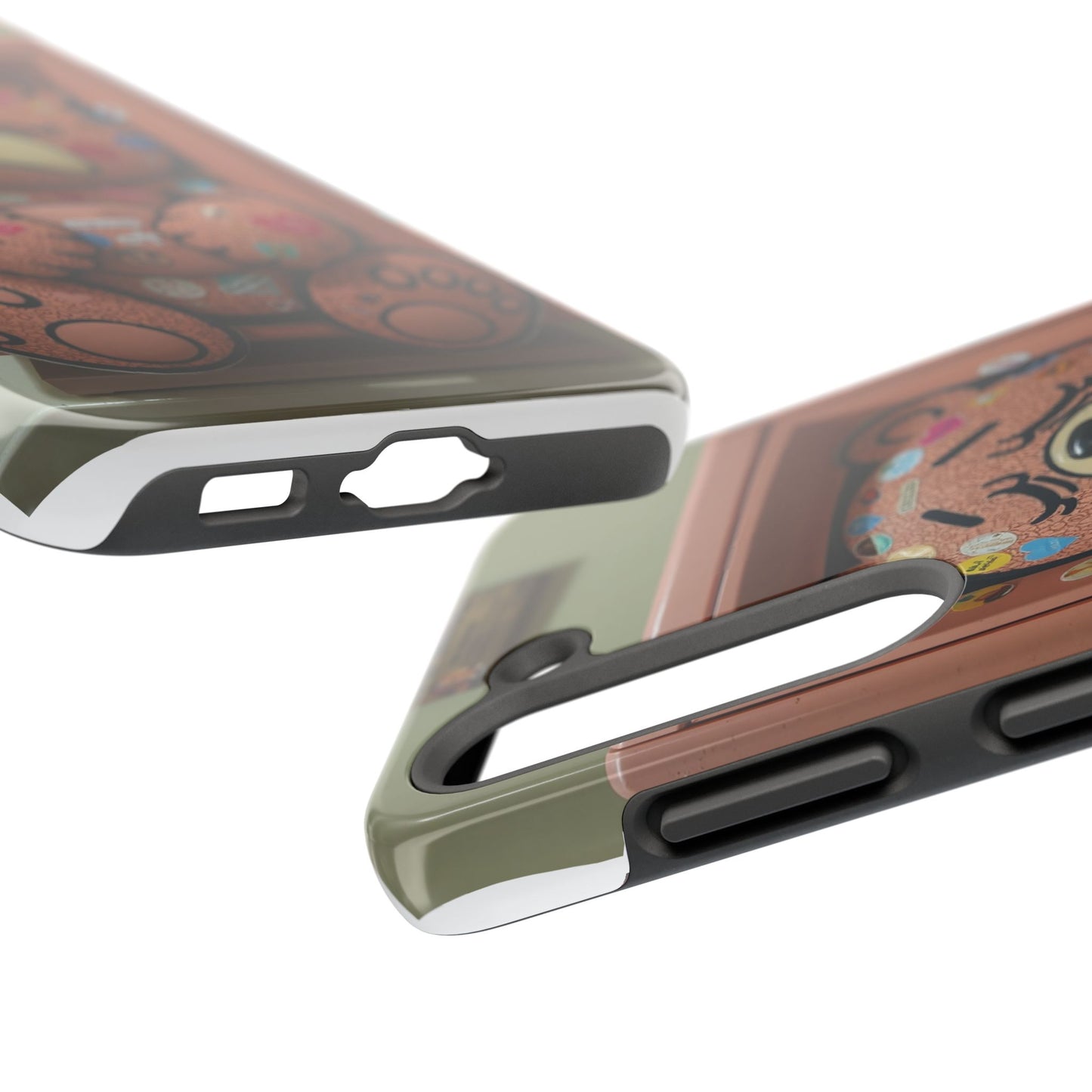 Cute Bear Tough Phone Case - Durable Protection with Fun Design