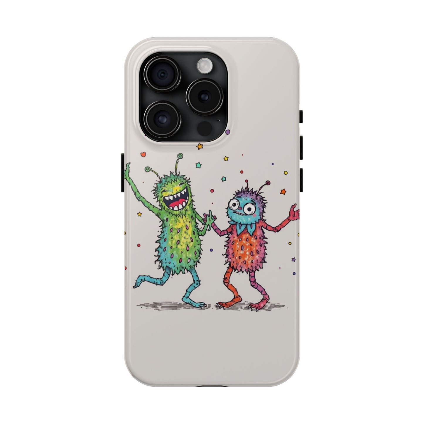 Colorful Monster Tough Phone Case - Fun and Playful Design