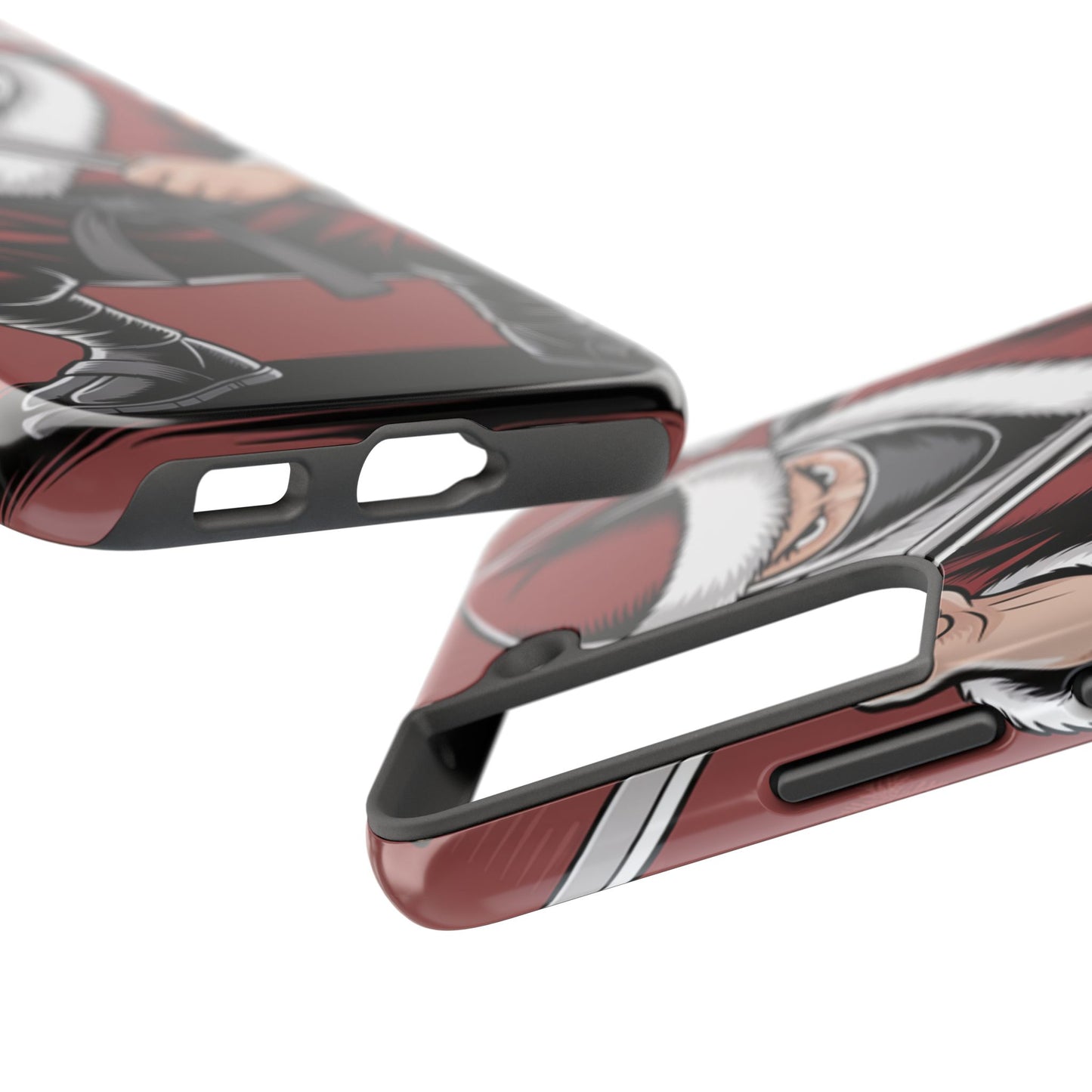 Ninja Santa Tough Phone Case | Durable Holiday Phone Cover for iPhone