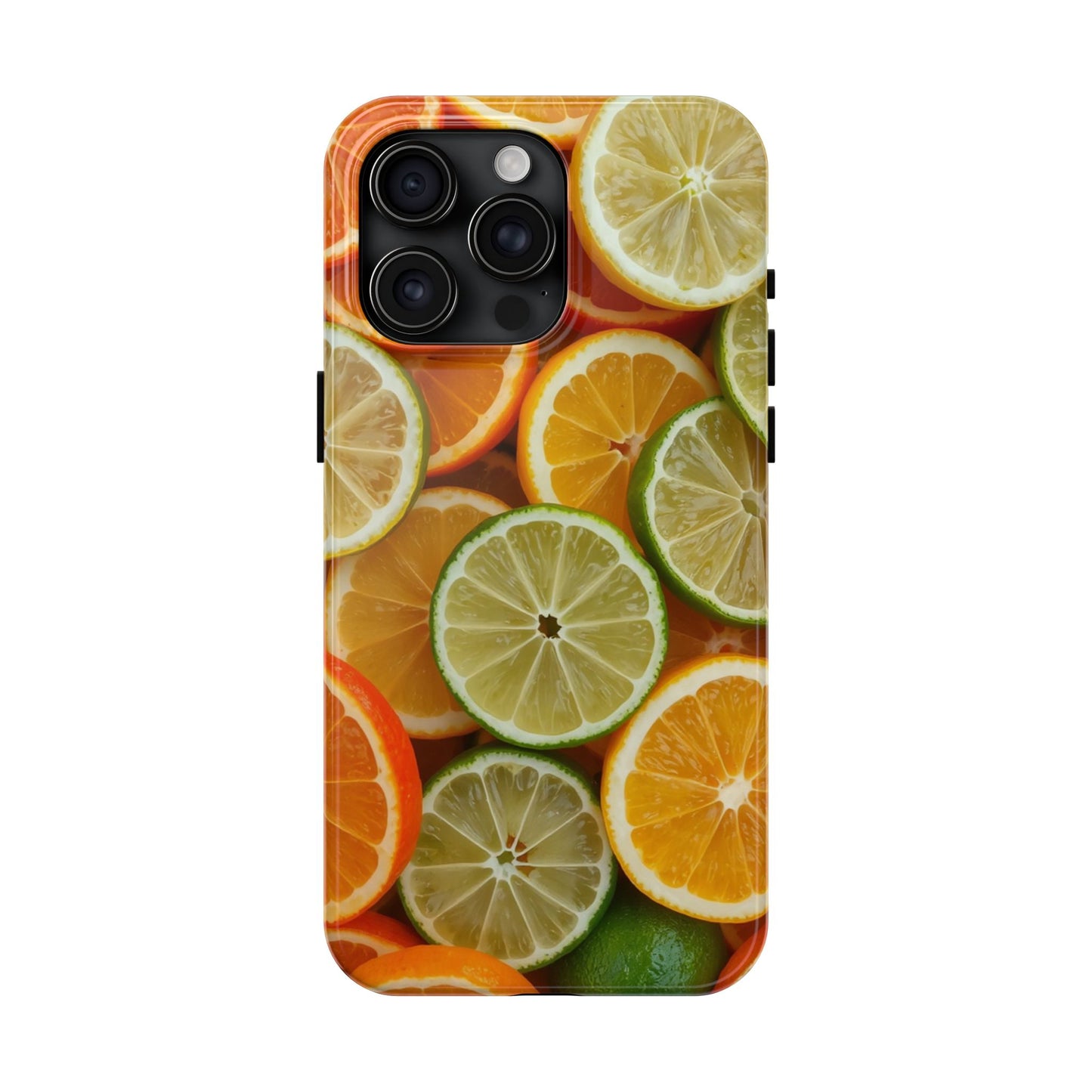 Citrus Slice Tough Phone Case – Vibrant Fruit Design for Summer Fun