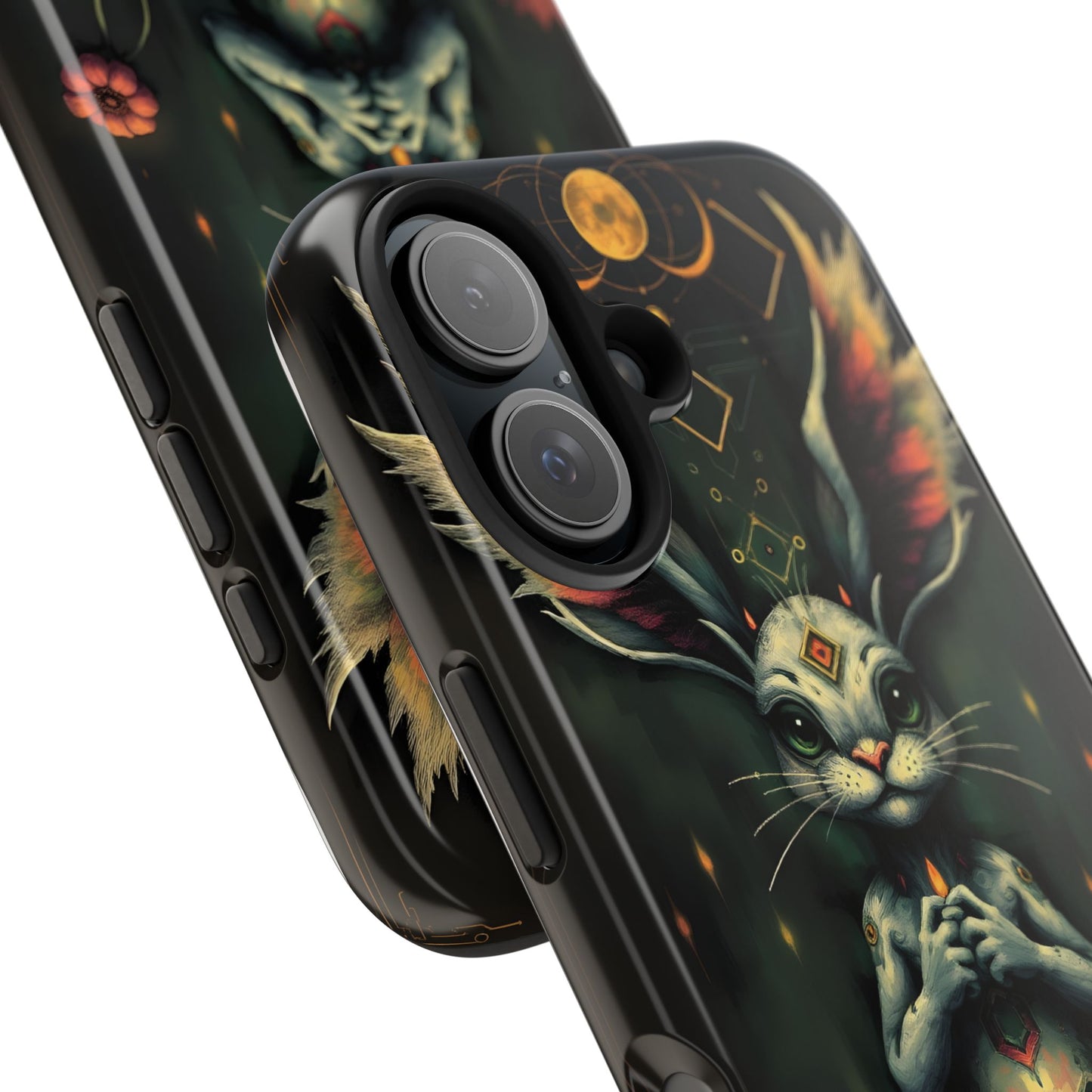 Artistic Rabbit Phone Cases - Unique and Durable Design of Mystical Bunny - for iPhone