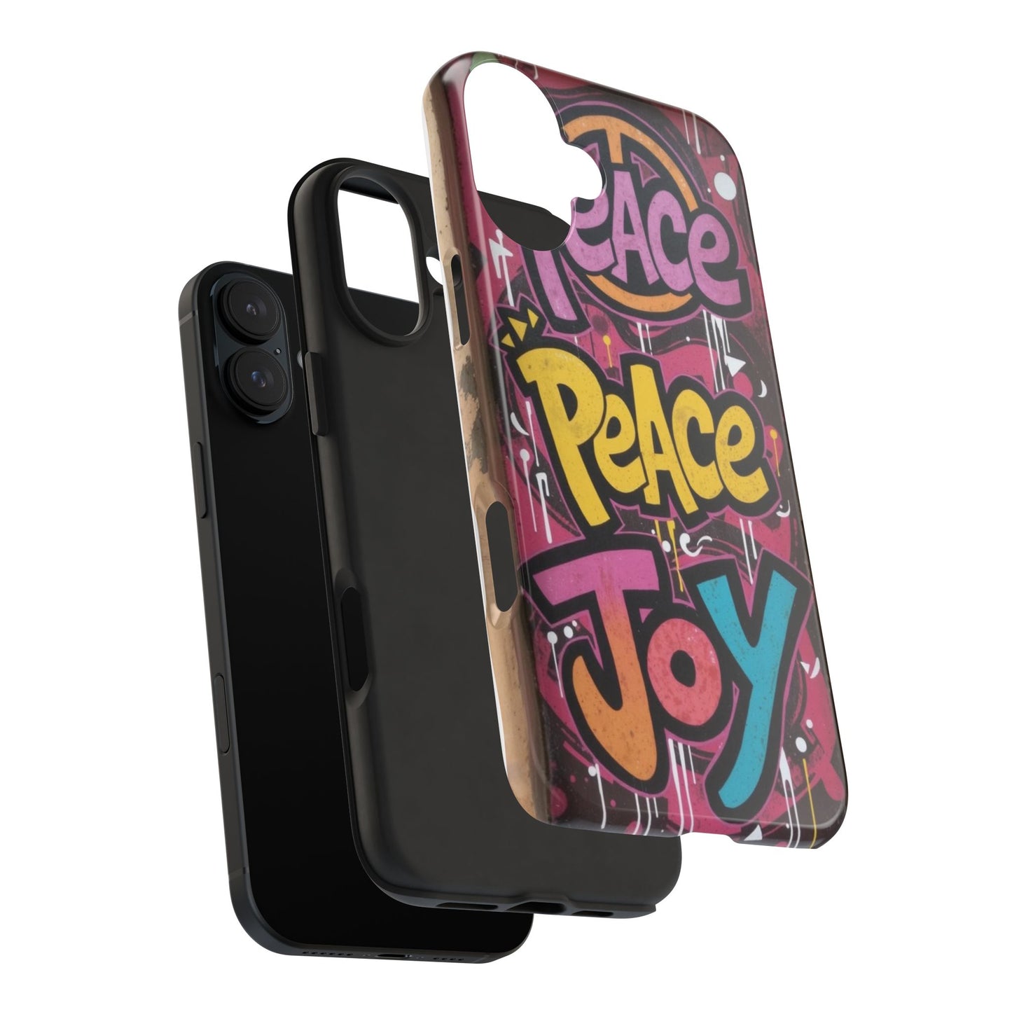 Colorful Peace Joy Tough Phone Case