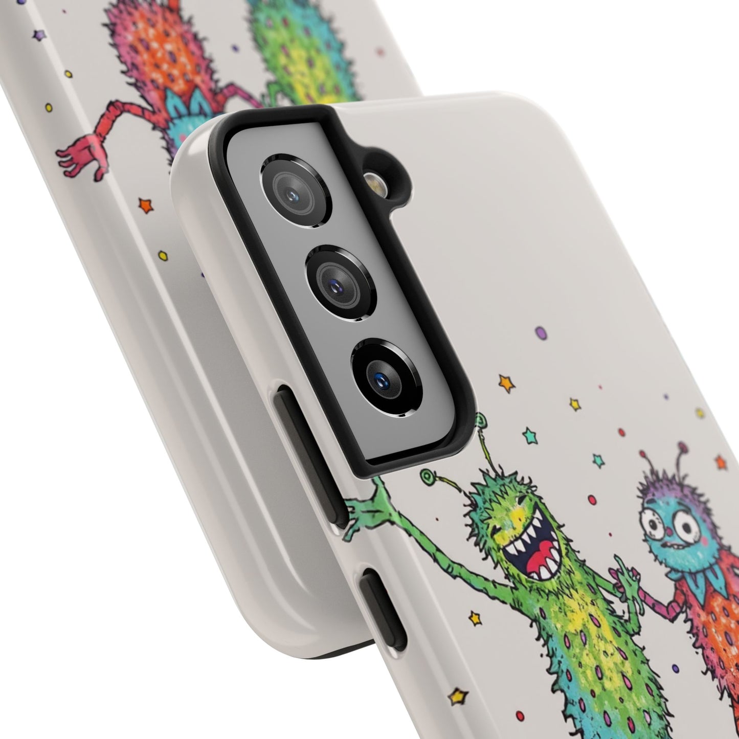 Colorful Monster Tough Phone Case - Fun and Playful Design