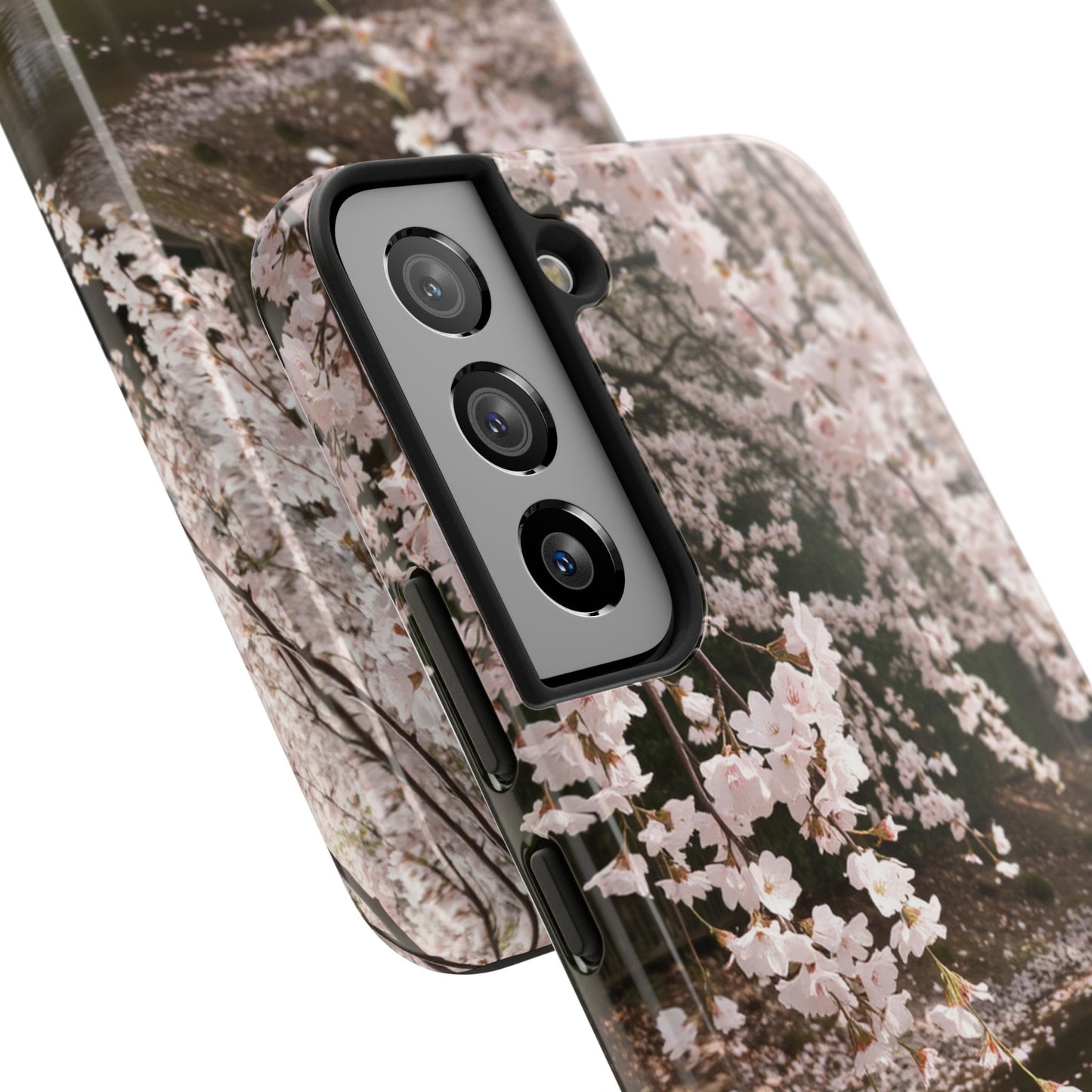 Cherry Blossom Tough Phone Cases - Durable Protection with Floral Serenity