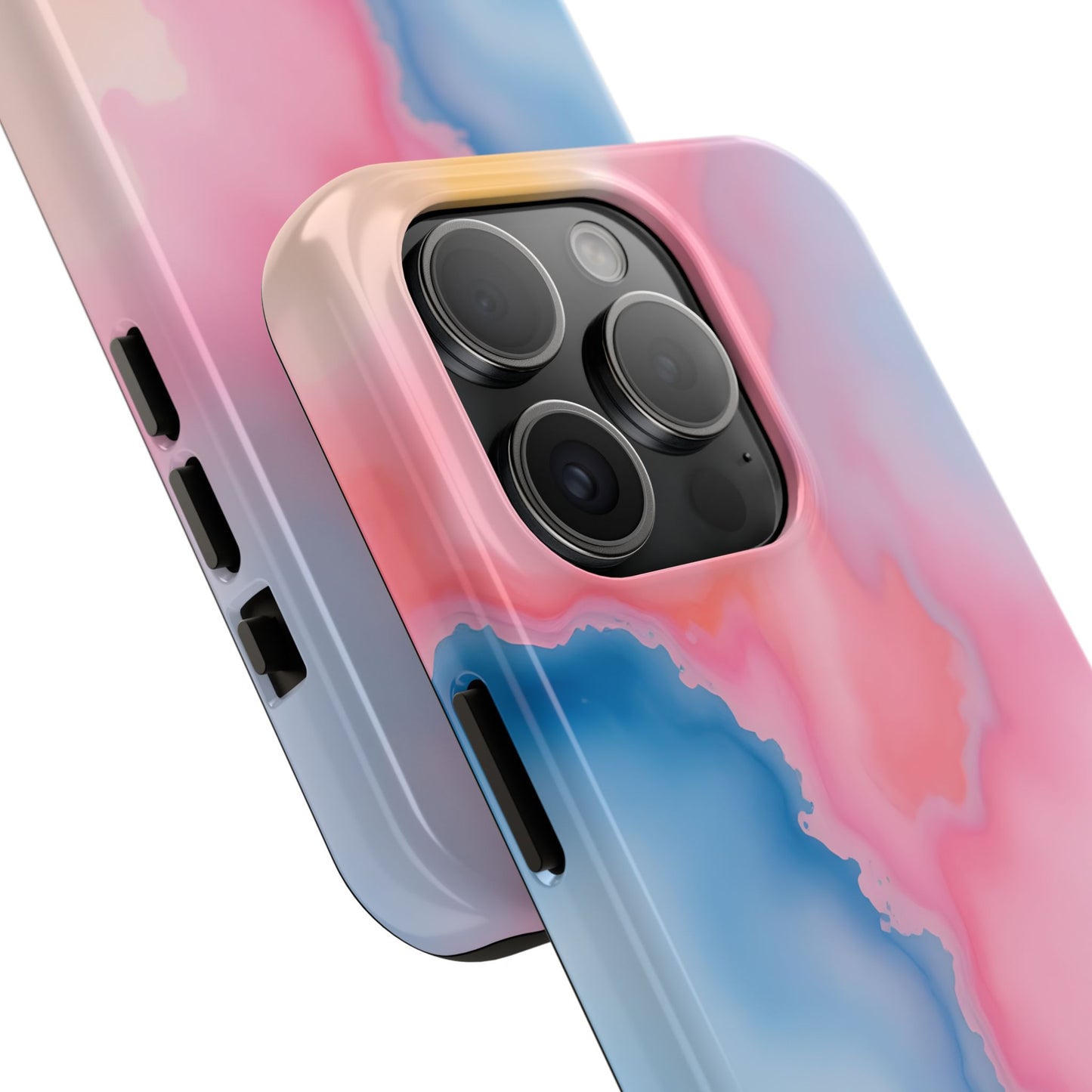 Painted Watercolor Tough Phone Case - Durable Protection with Artistic Vibes - for iPhone