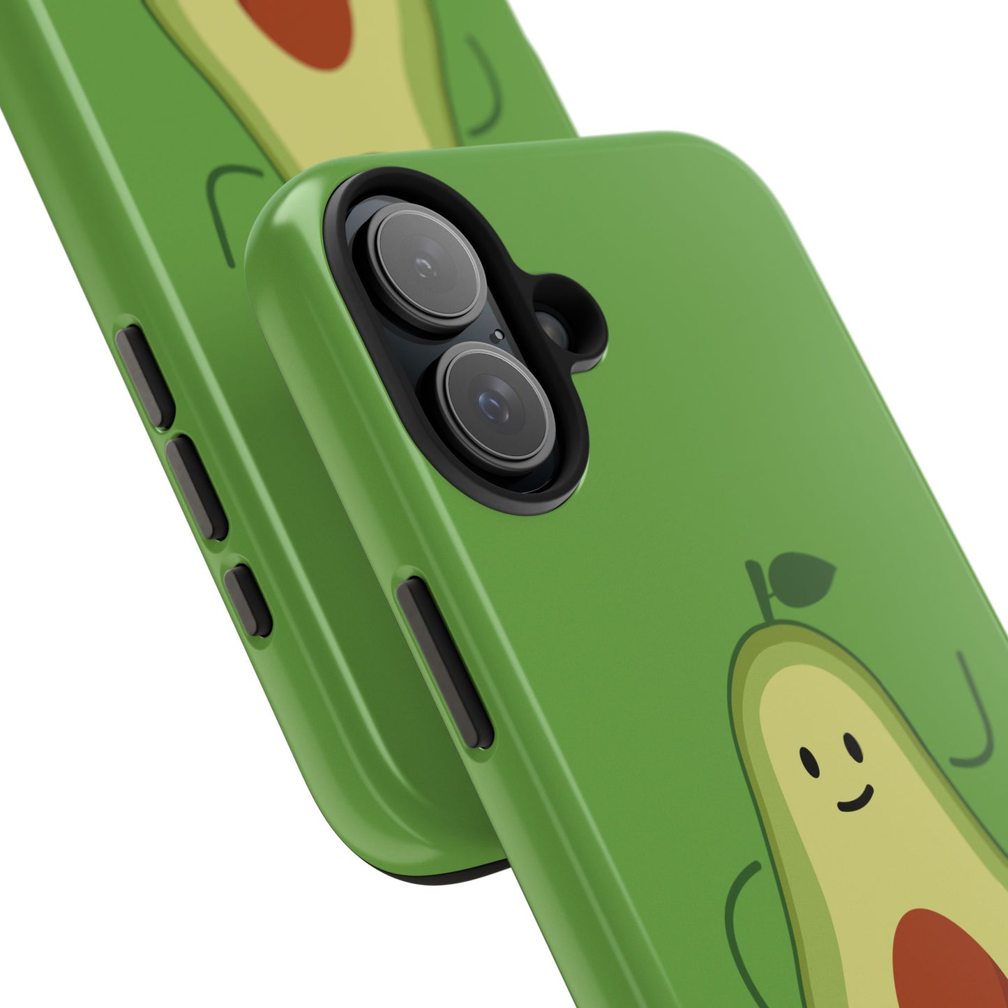 Vegan Avocado Tough Phone Case - Cute & Durable Phone Cover - for iPhone