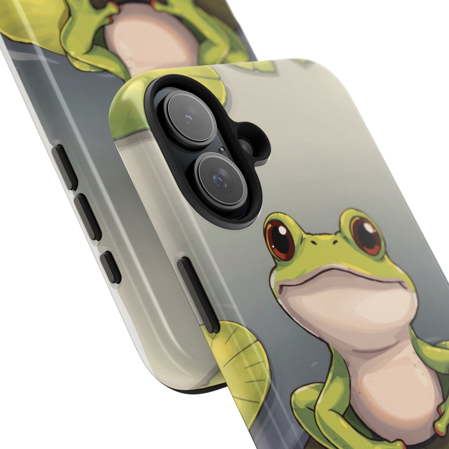 Cute Frog Tough Phone Case - Durable Protection with Nature Vibe