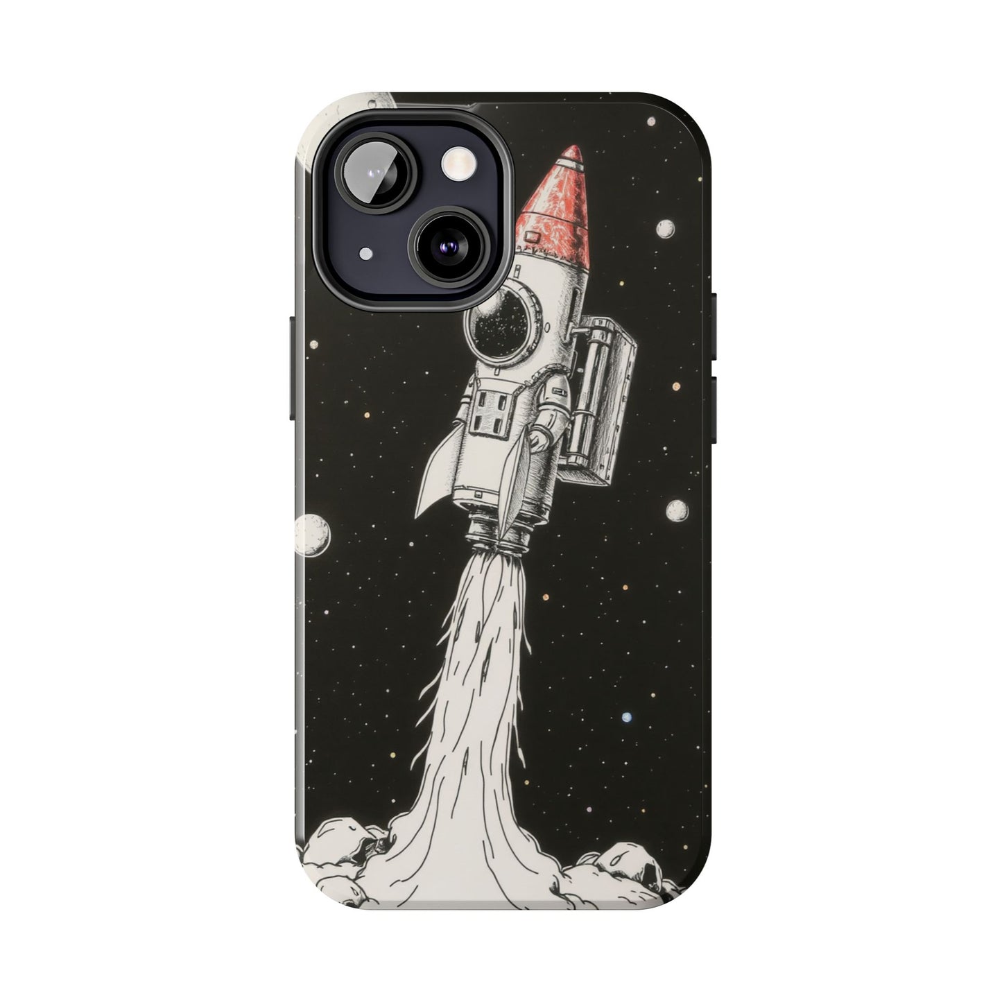 Cool Tough Phone Case for iPhone - Astro-Rocket Bond