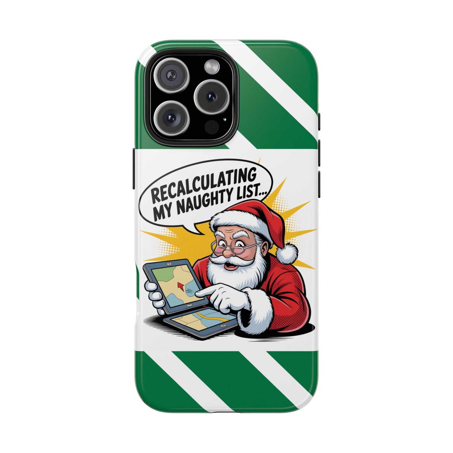 Santa Naughty List Phone Case - Tough & Fun Holiday Protection