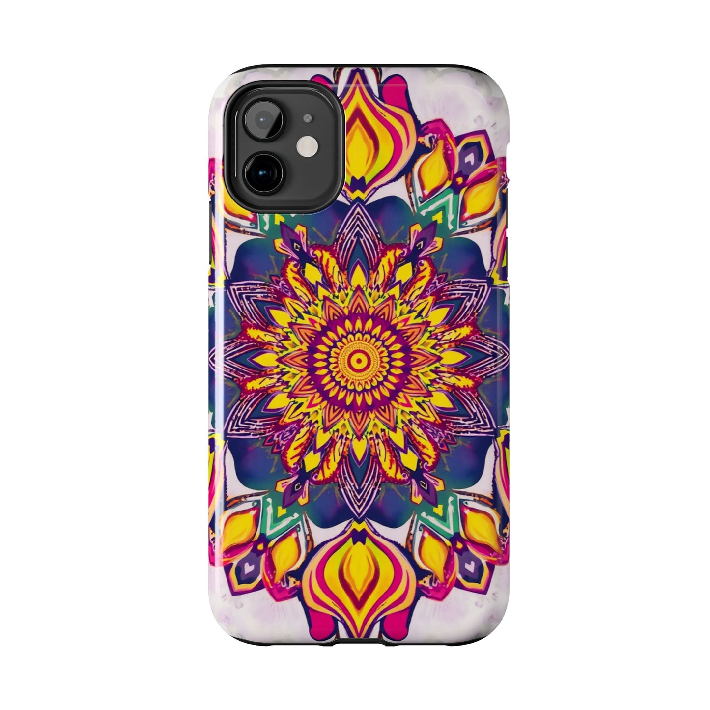Vibrant Mandala Tough Phone Case - Boho Style Protection - for iPhone