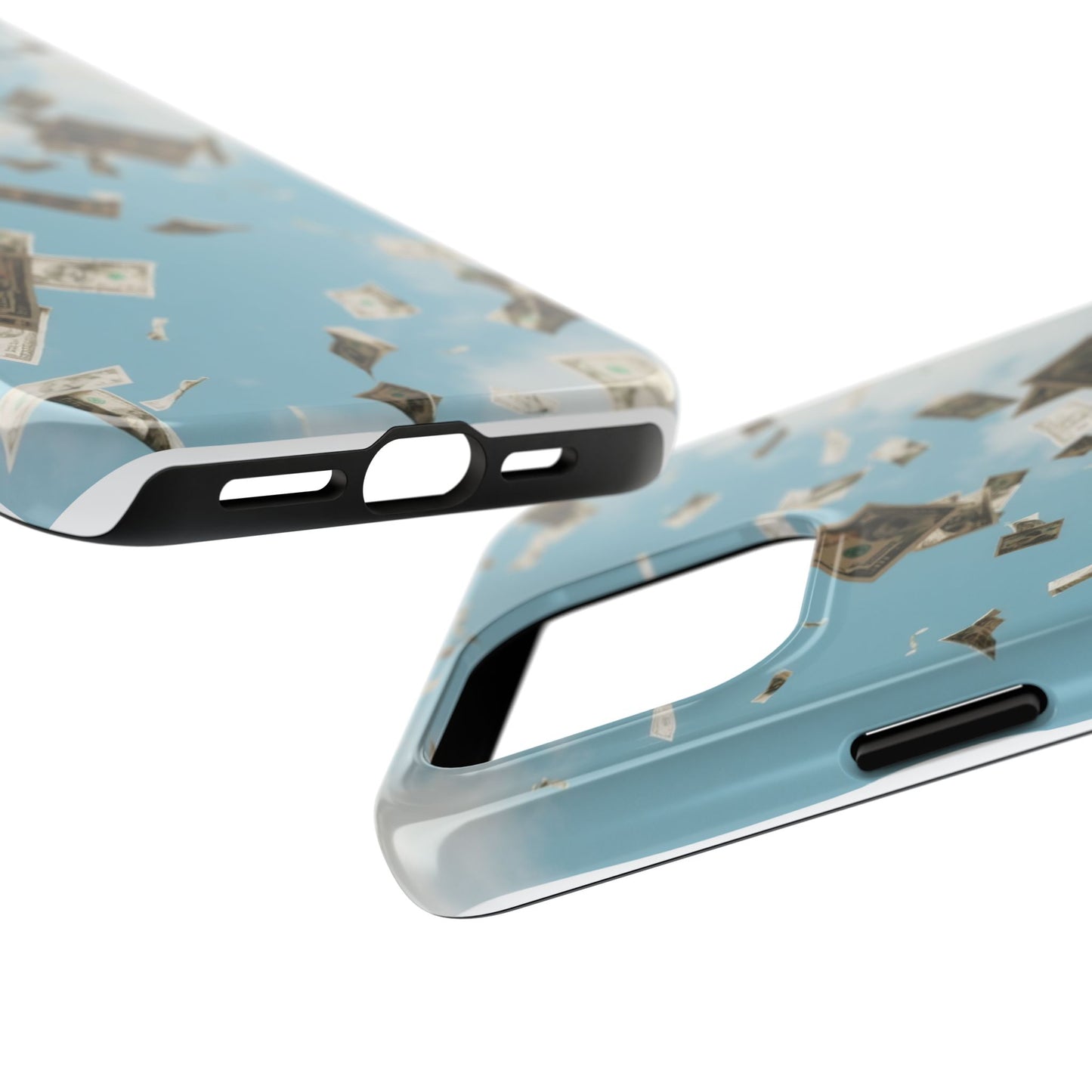 Cinematic Money Rain Phone Case | Tough & Stylish Accessory for Trendsetters, Gift for Birthdays, Graduations, and Celebrations