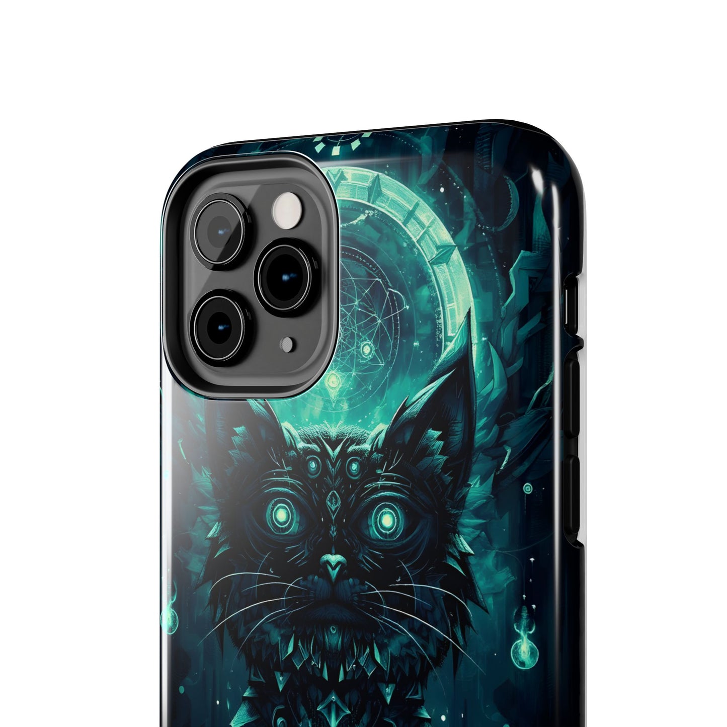 Mystical Dark Cat Phone Case - Tough Protective Cover for Cat Lovers - for iPhone