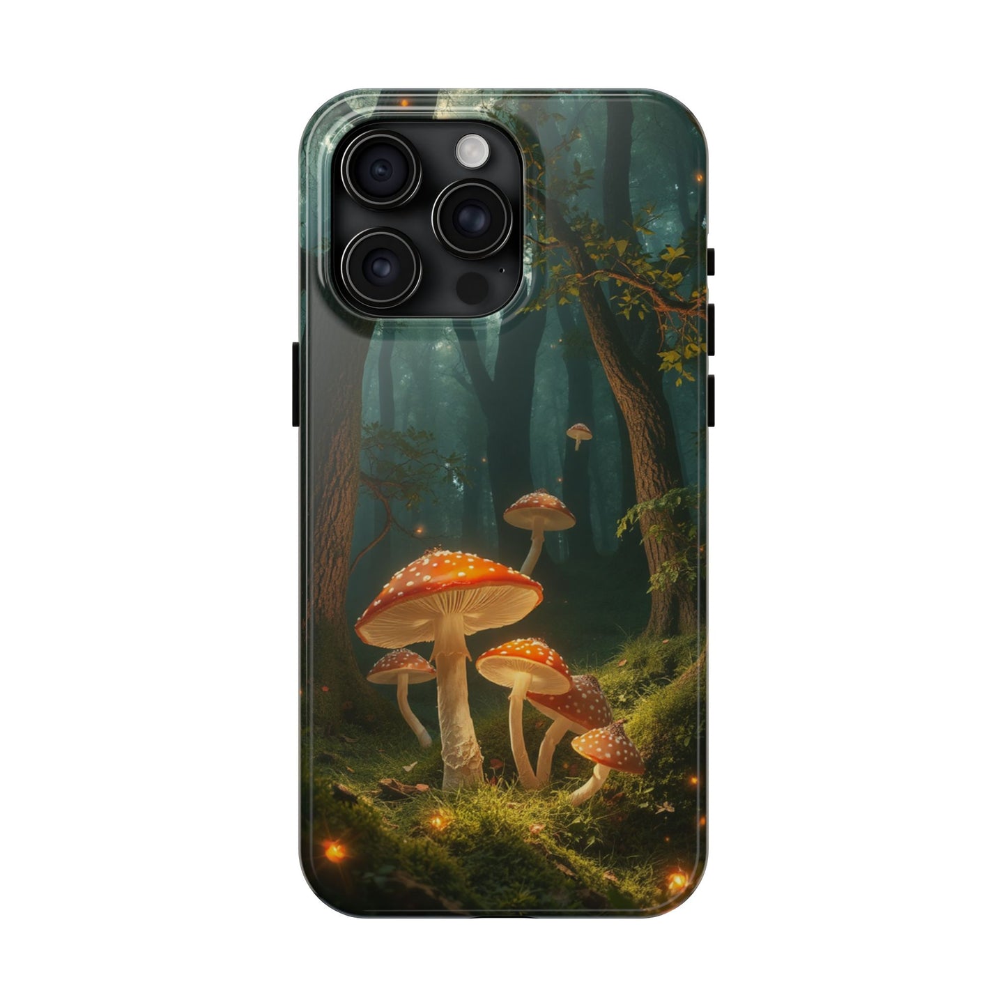 Whimsical Mushroom Tough Phone Case - Forest Fantasy Design