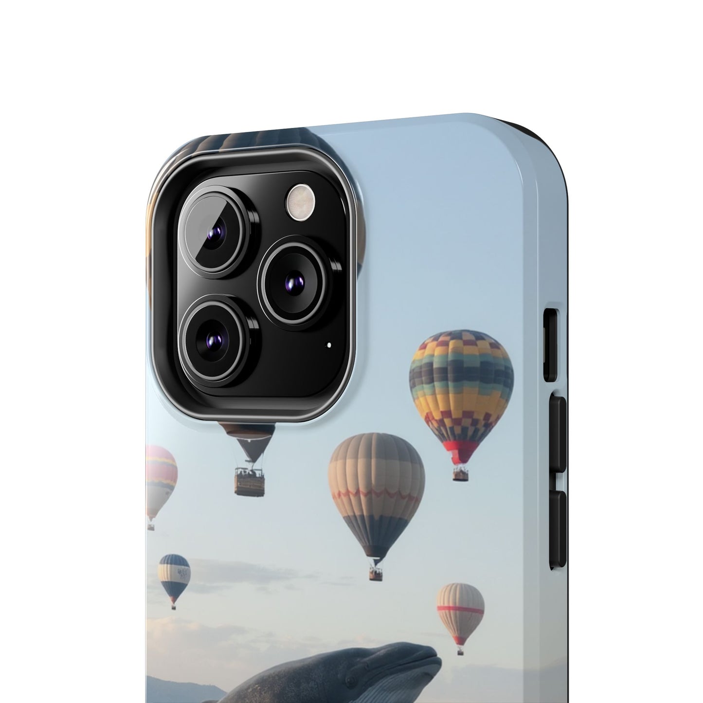 Whale Hot Air Balloon Tough Phone Case - Adventure & Nature Lovers