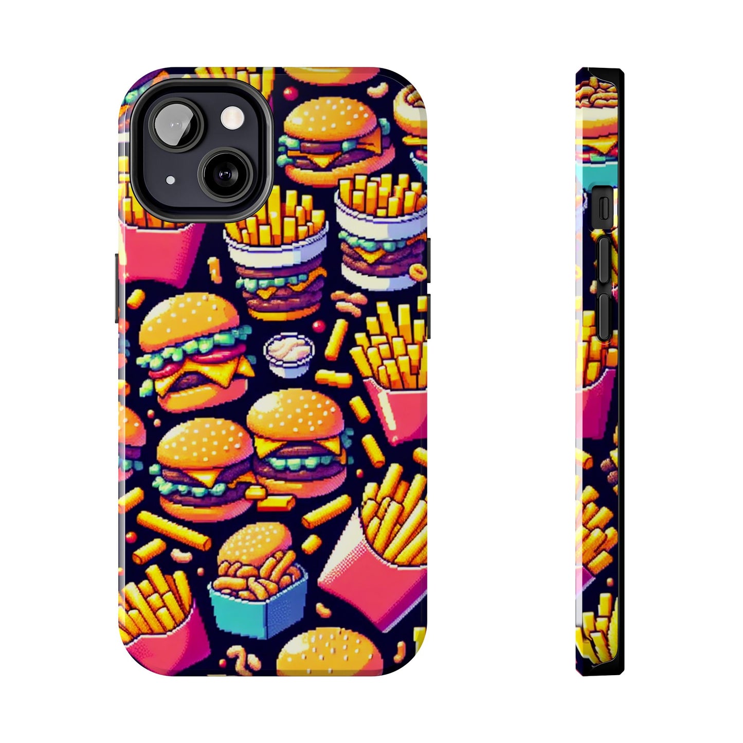 Retro Fast Food Phone Case - Tough and Durable - for iPhone