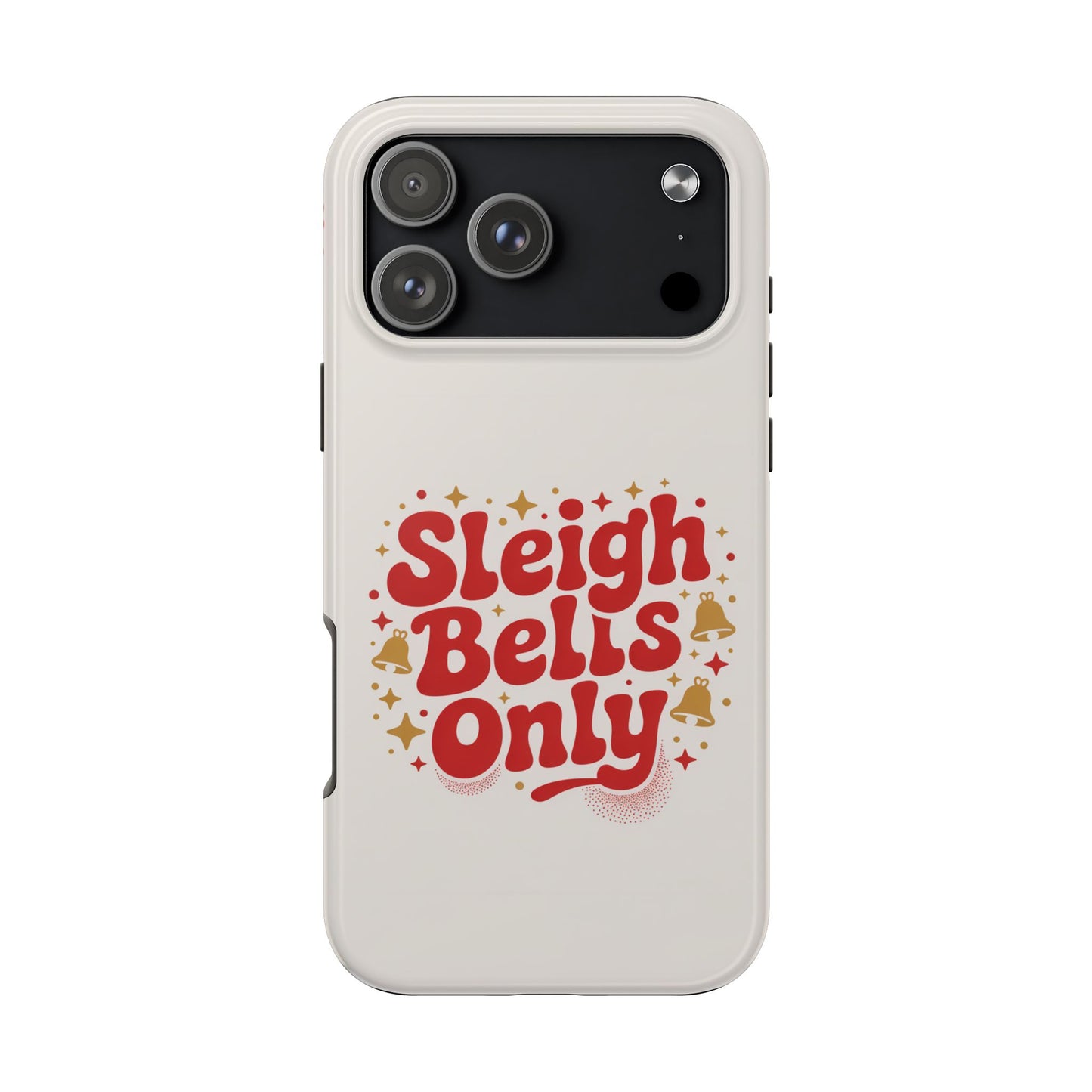 Holiday Tough Phone Case - Sleigh Bells Only Design