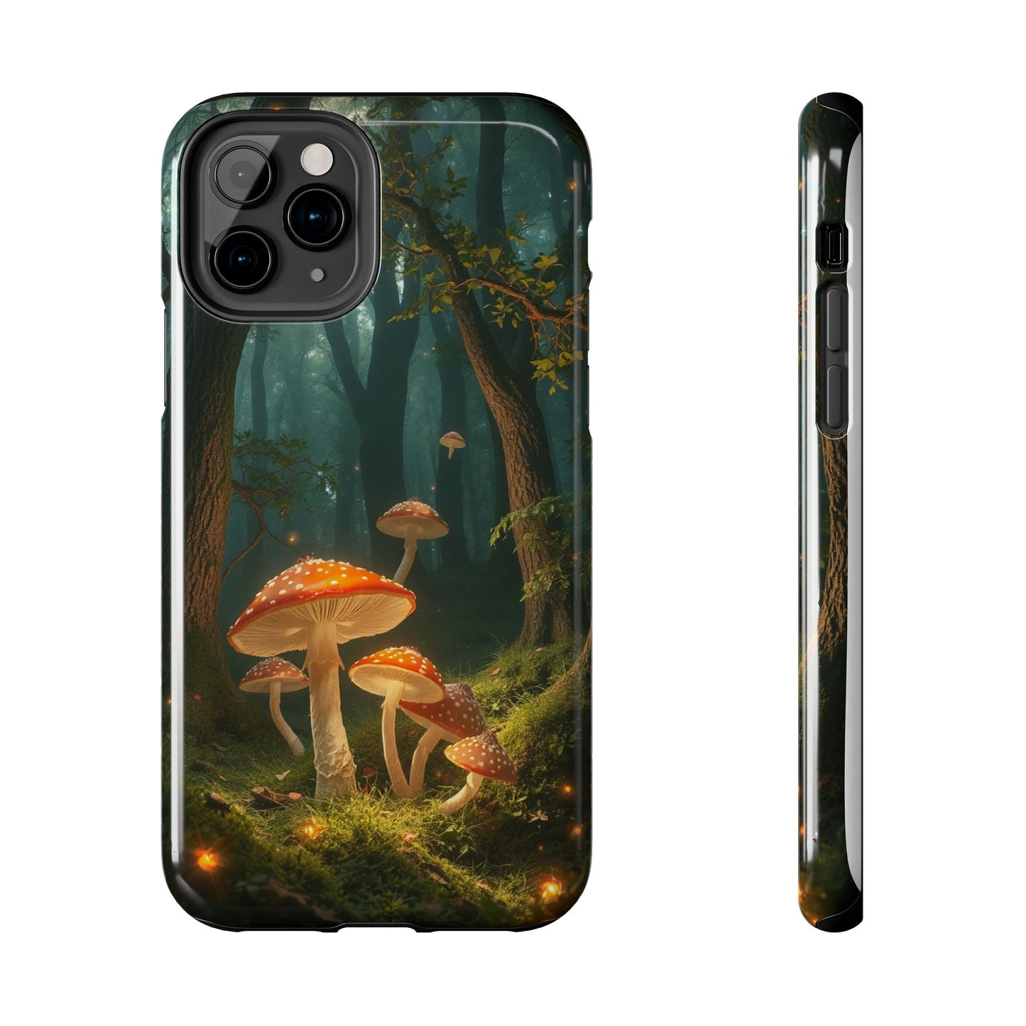 Whimsical Mushroom Tough Phone Case - Forest Fantasy Design