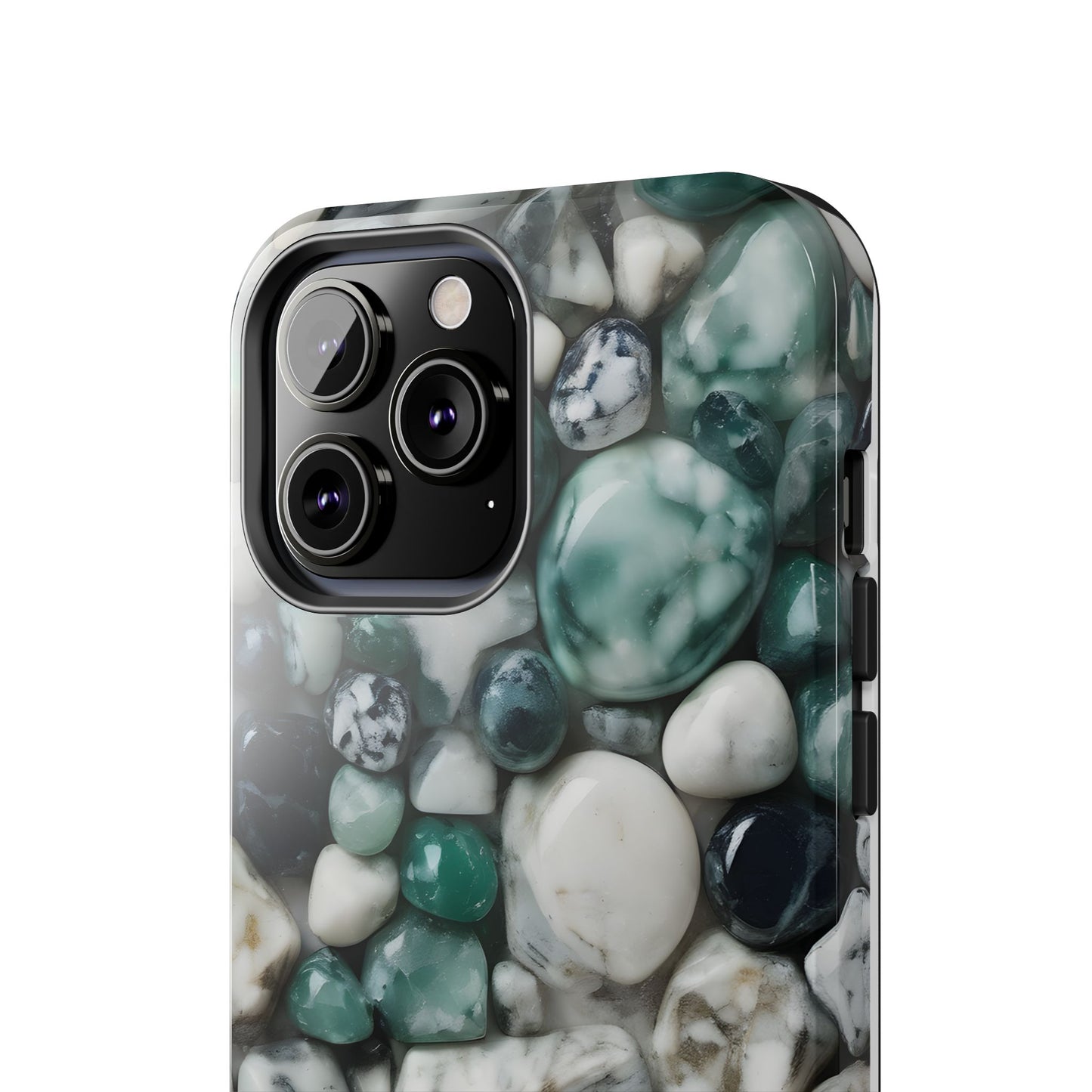 Small Rocks Pattern Tough Phone Case - Stylish & Durable Protection - for iPhone