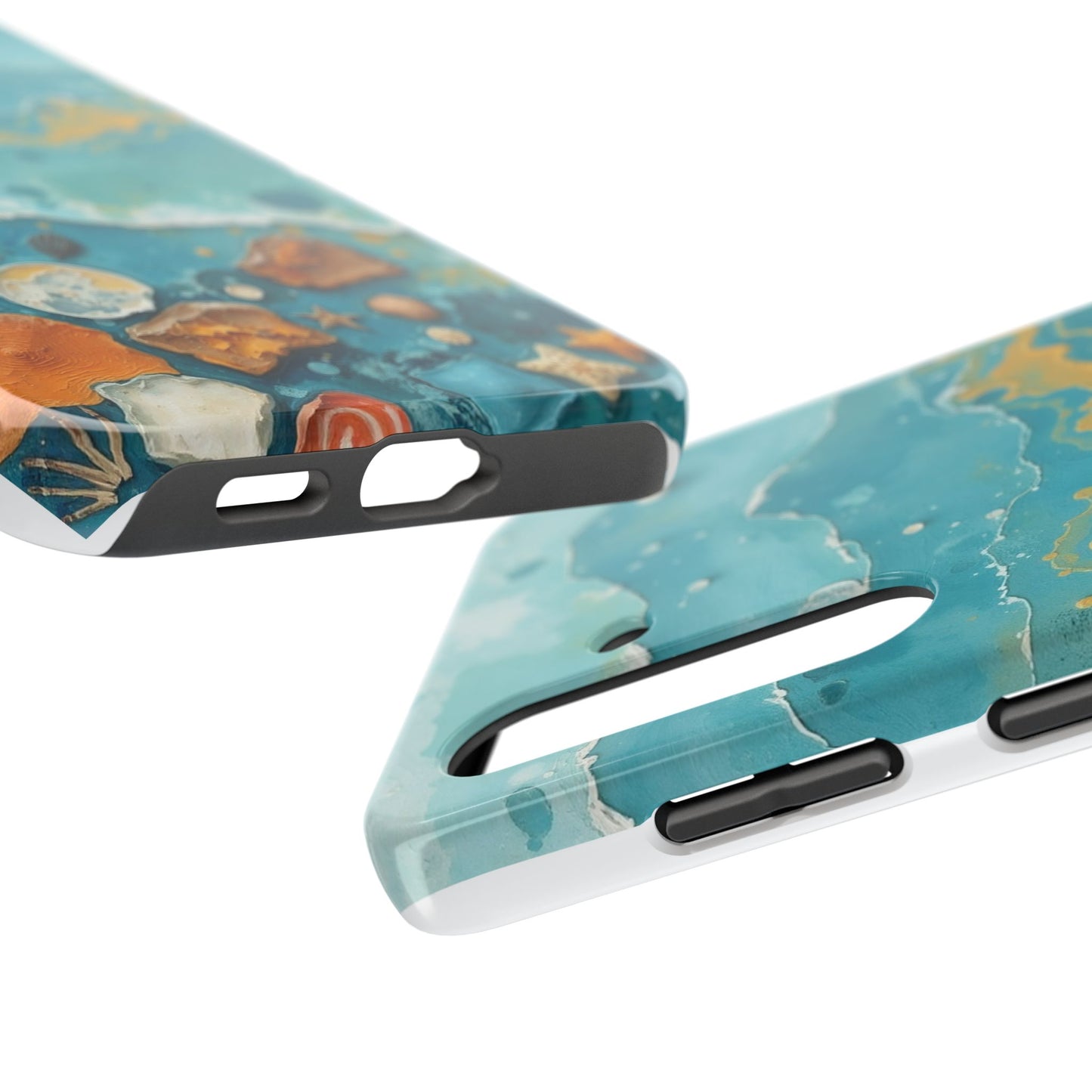 Ocean-Inspired Tough Phone Cases - Coastal Beach Vibe, Easy Accessory for Beach Lovers