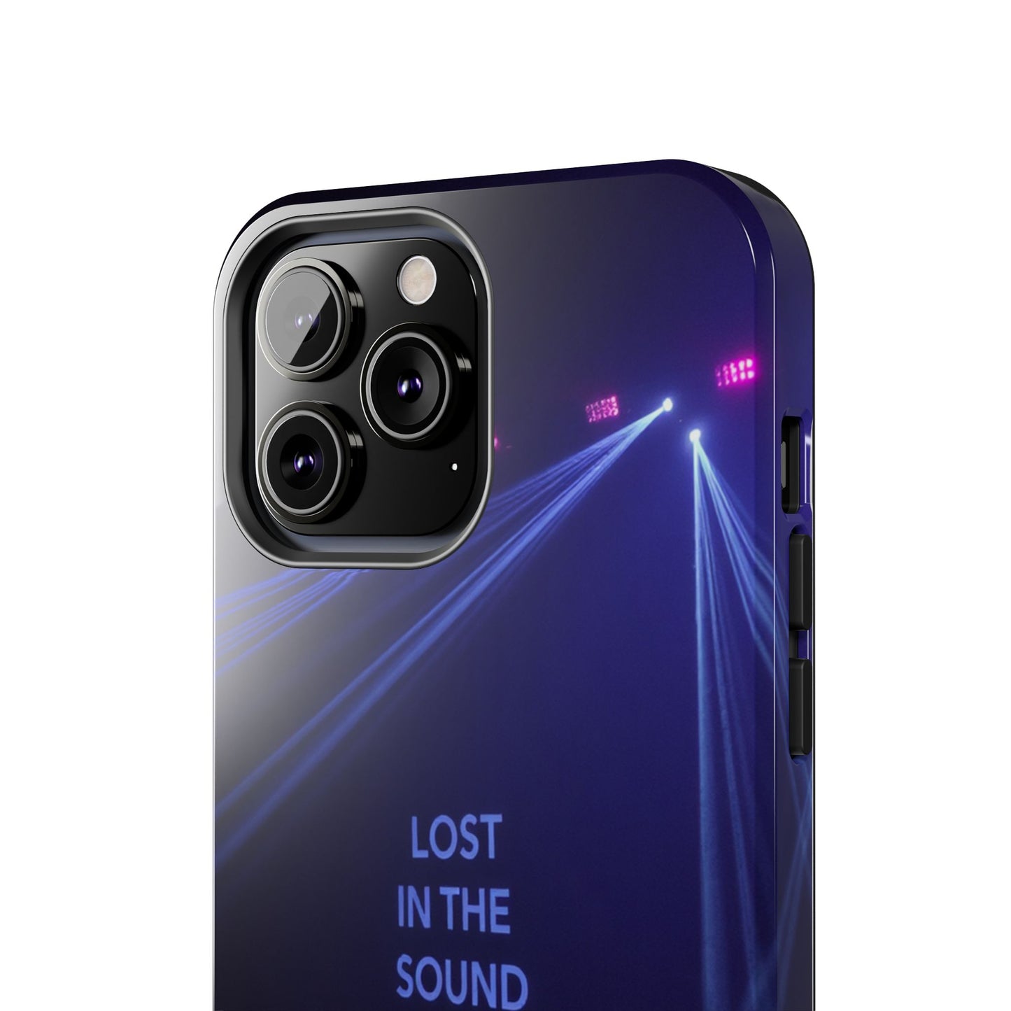Vibrant Tough Phone Case - 'Lost in the Sound' Design for Music Lovers