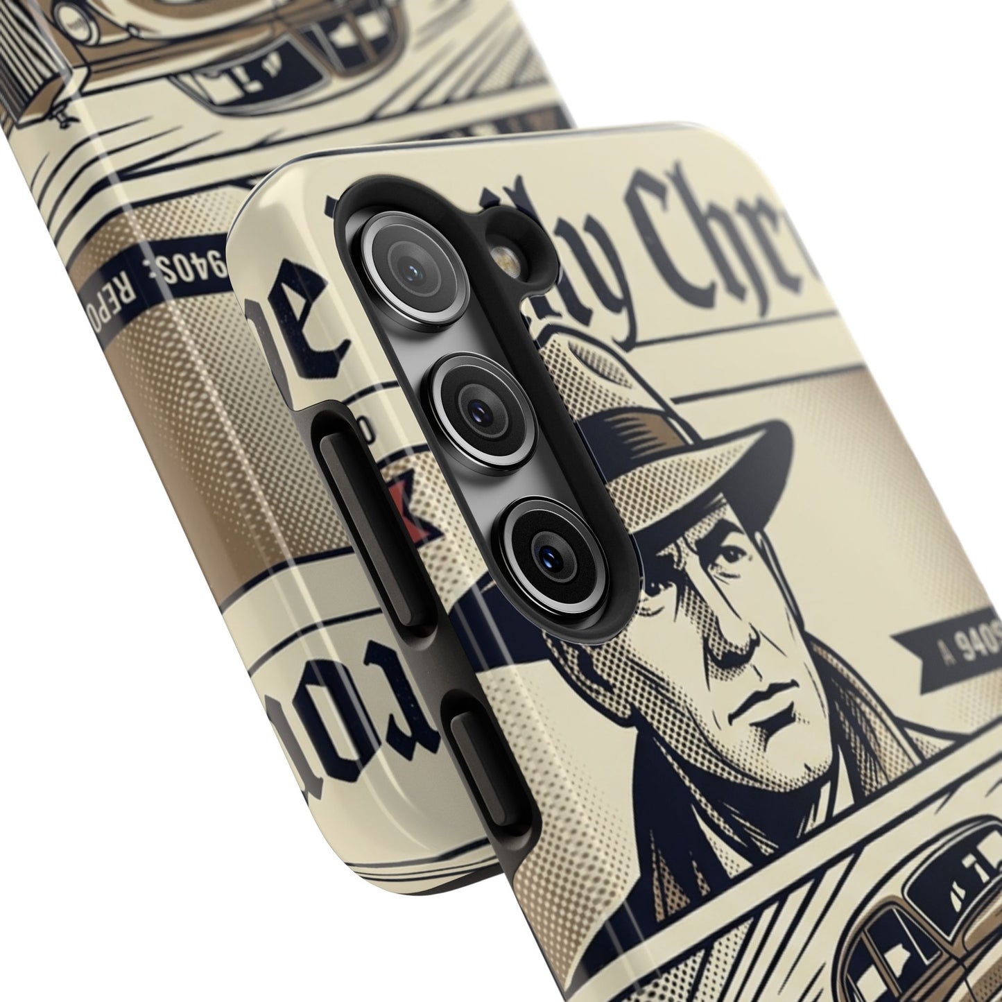 Old Newspaper Tough Phone Case