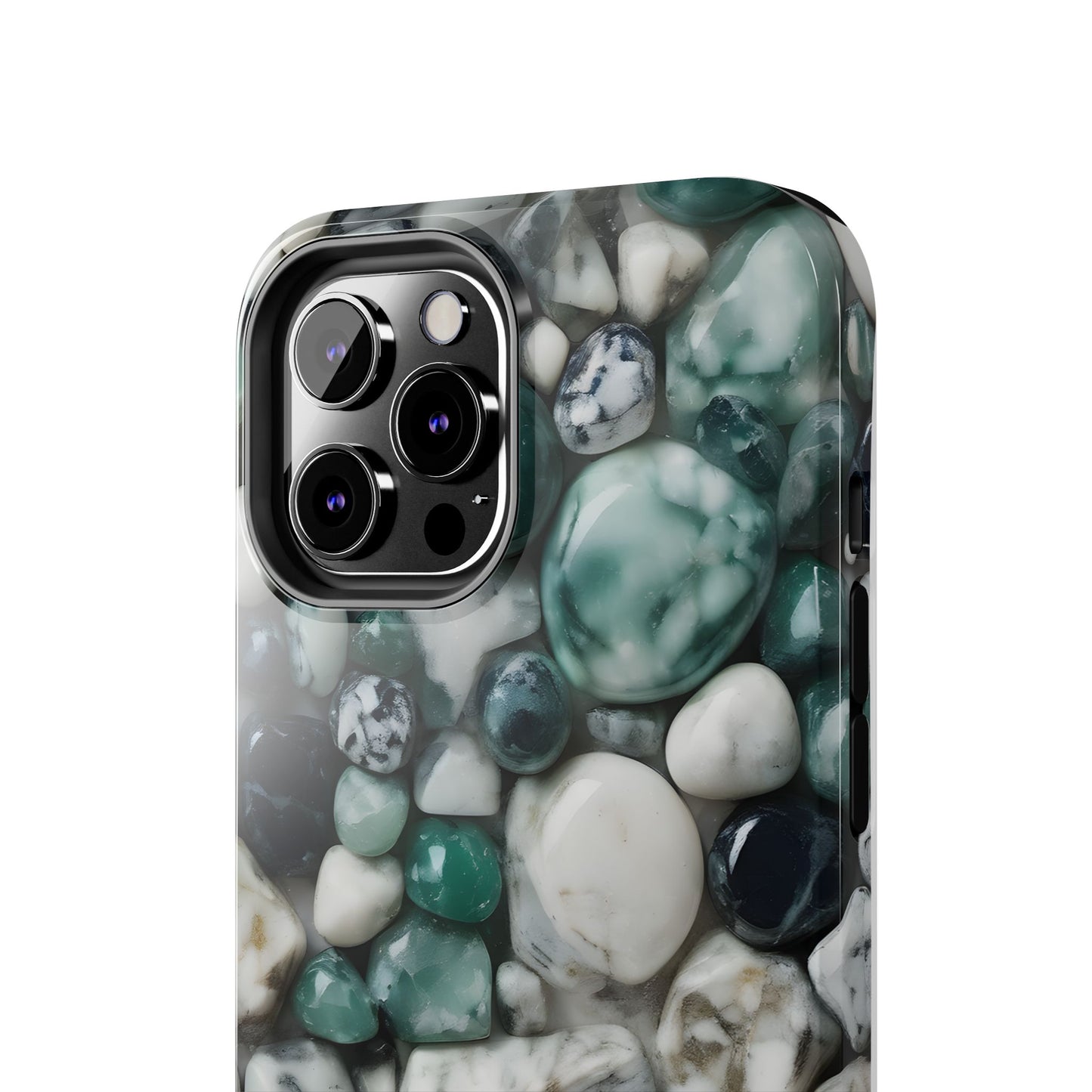 Small Rocks Pattern Tough Phone Case - Stylish & Durable Protection - for iPhone