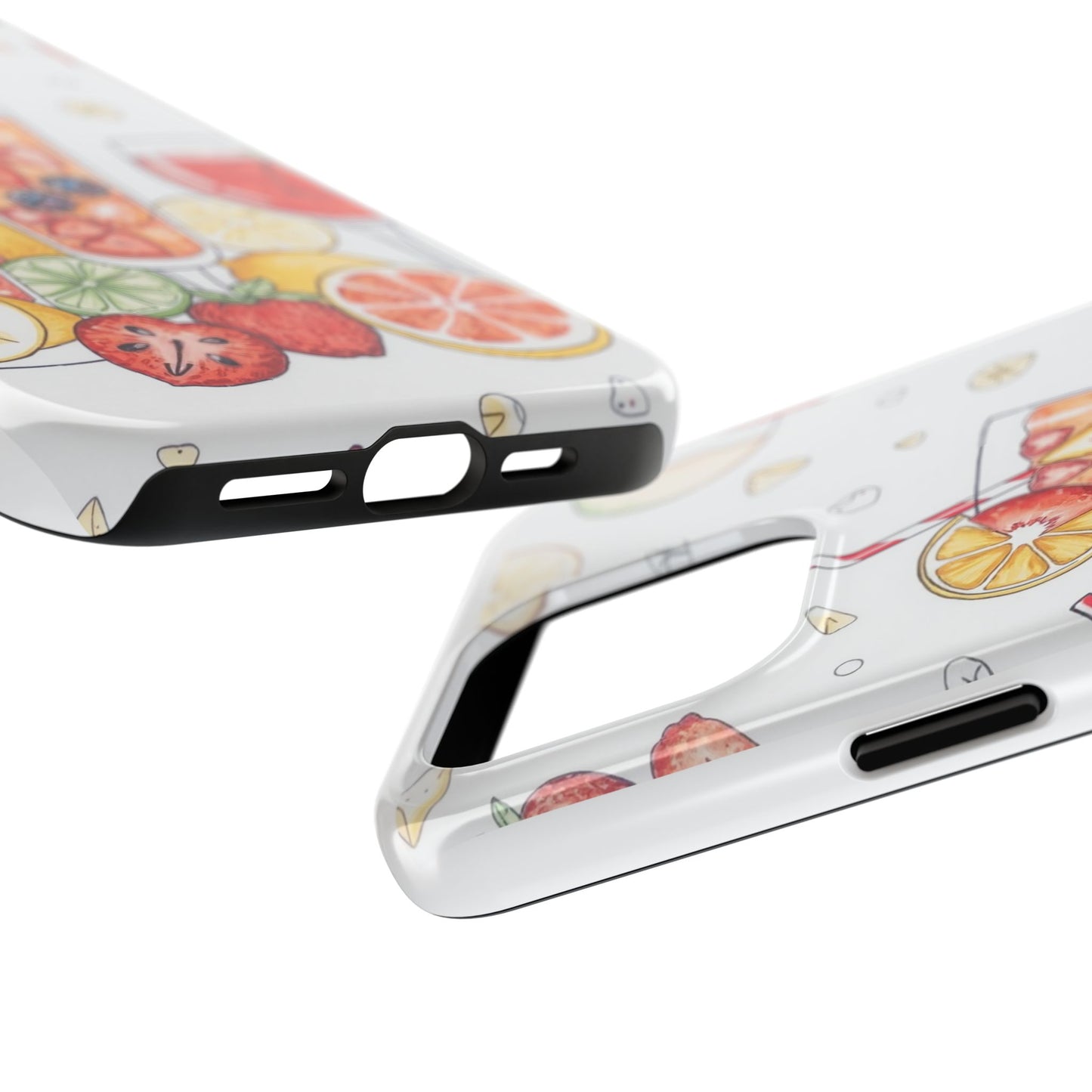 Colorful Fruit Cocktail Tough Phone Case - Perfect for Summer Vibes