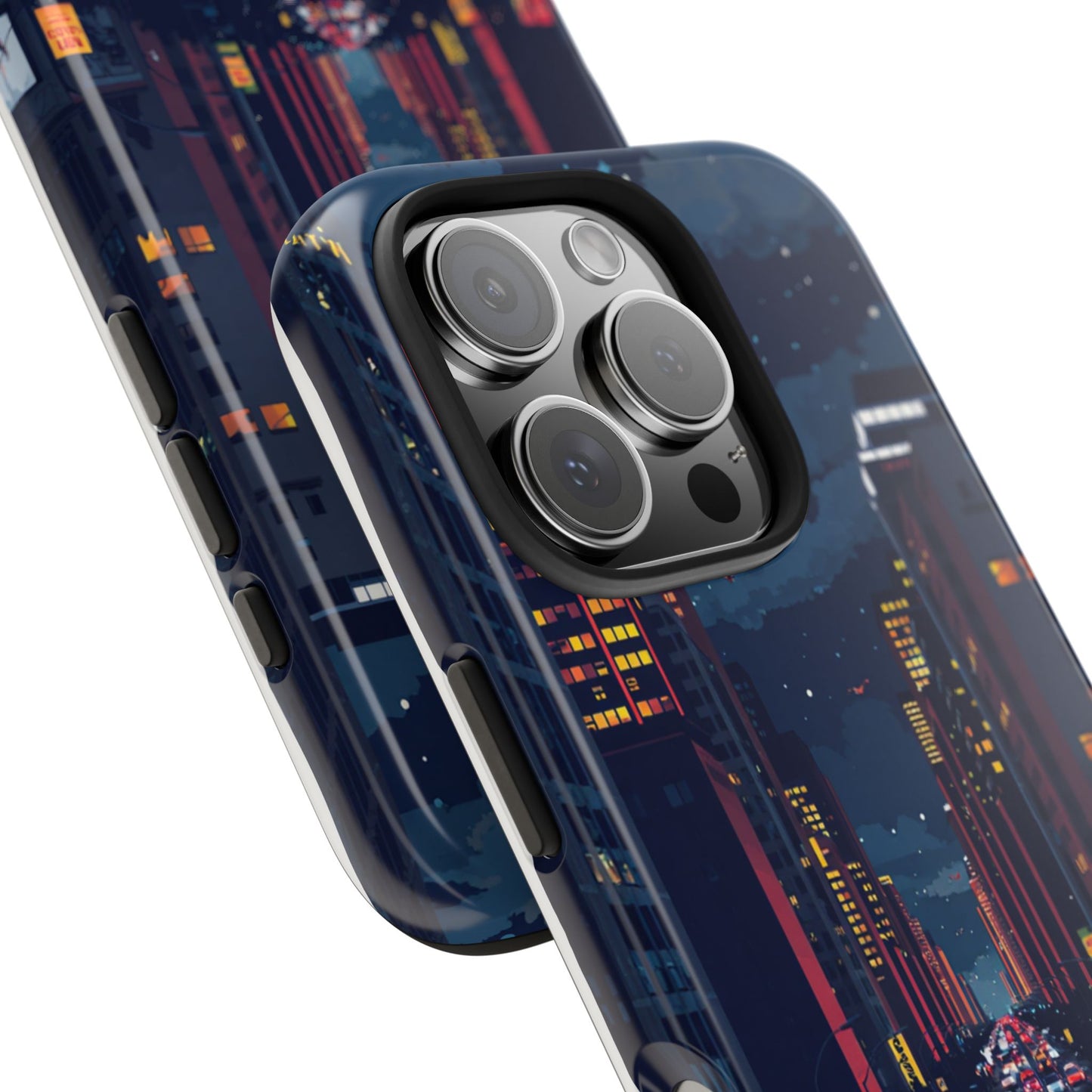Urban Nightlife Tough Phone Case - Durable & Stylish Protection