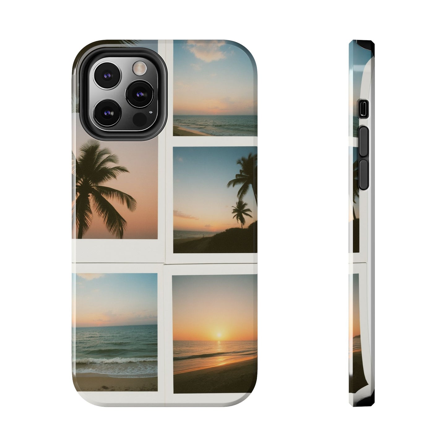 Tropical Sunset Tough Phone Case - Beach Vibes for Summer Adventures