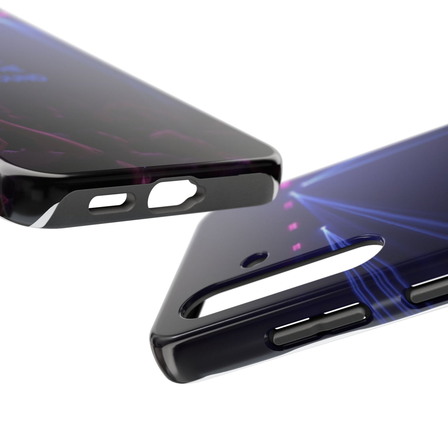 Vibrant Tough Phone Case - 'Lost in the Sound' Design for Music Lovers