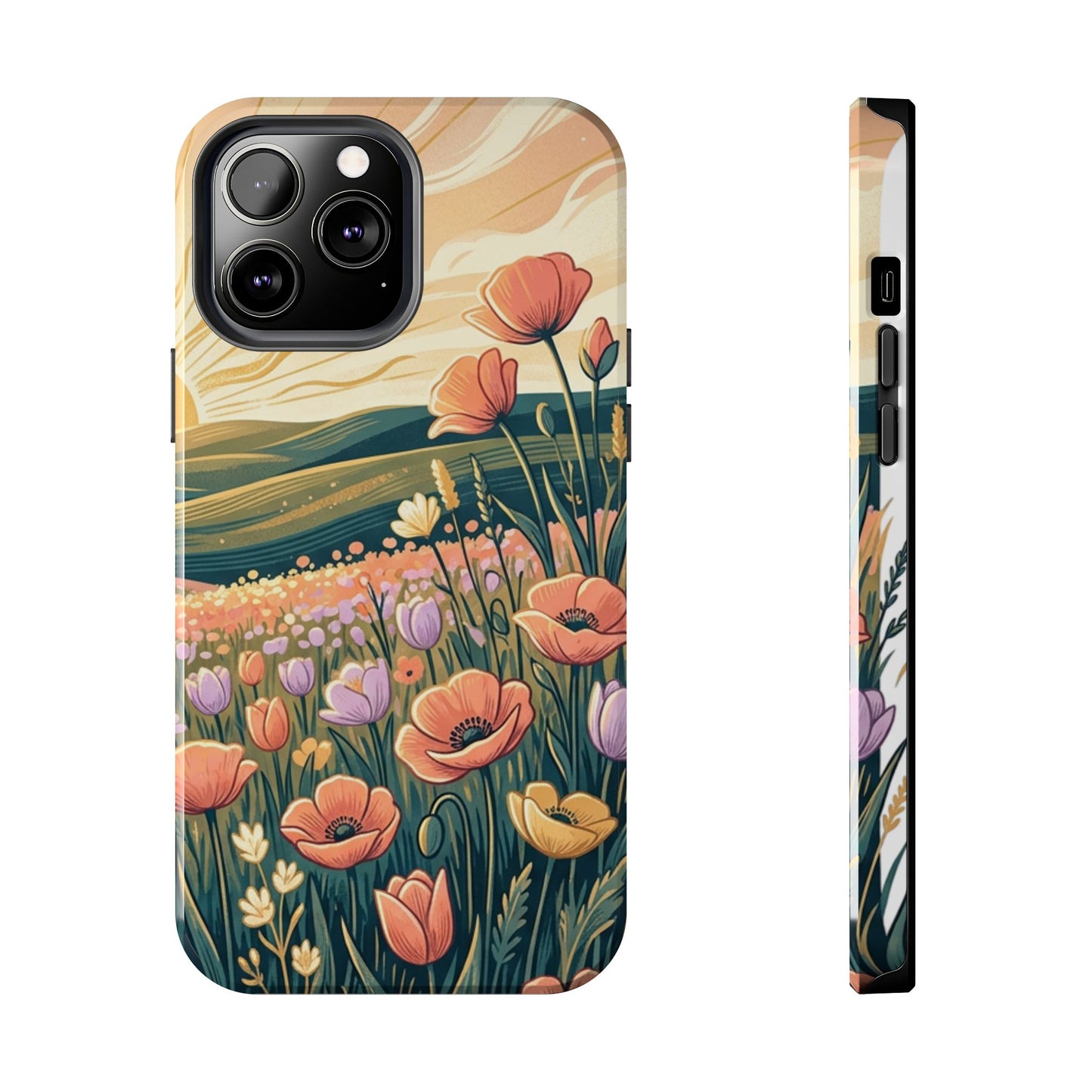 Floral Sunrise iPhone Case — Land of Flowers Design