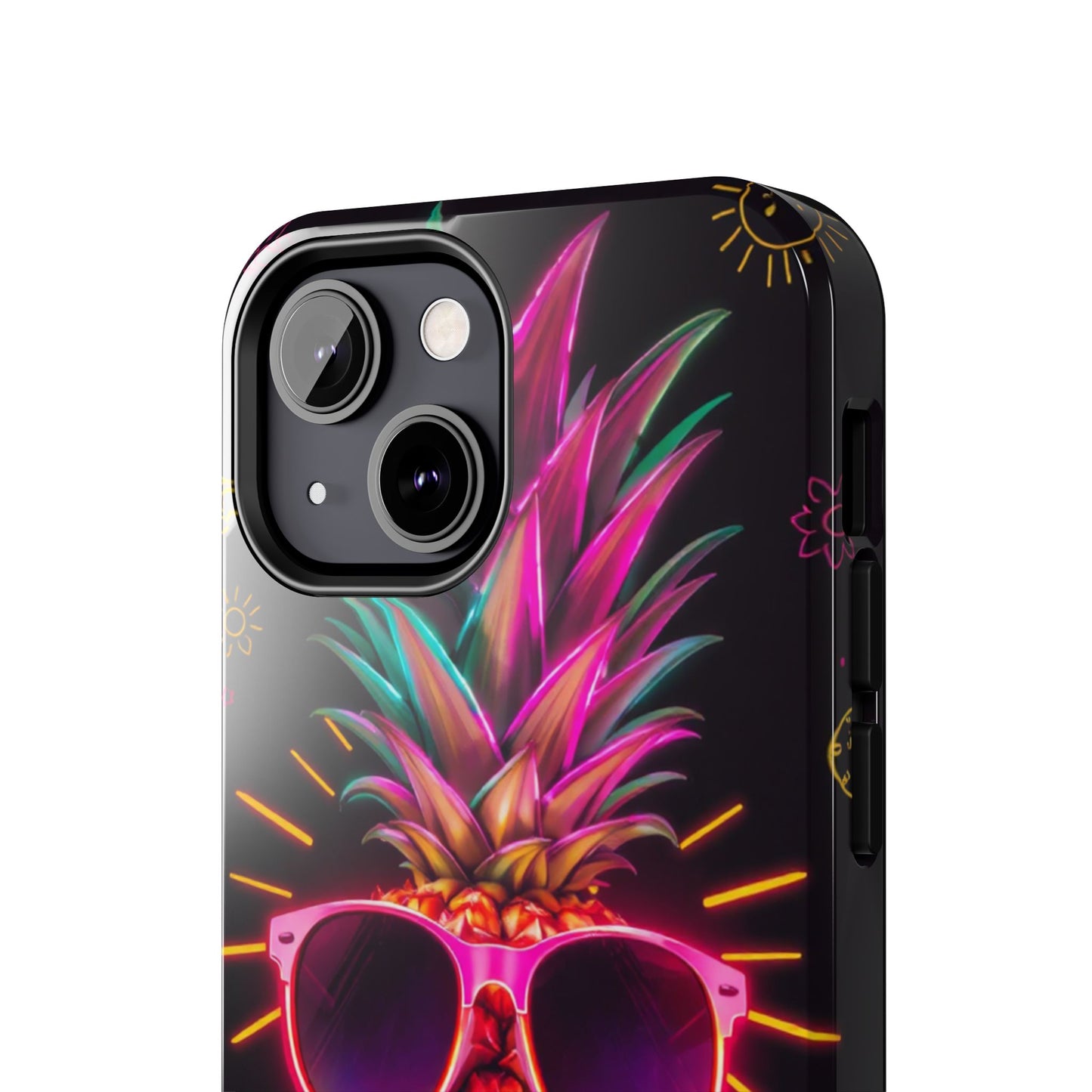 Tough Pineapple Phone Case - Cool, Vibrant Design Perfect for Summer Vibes